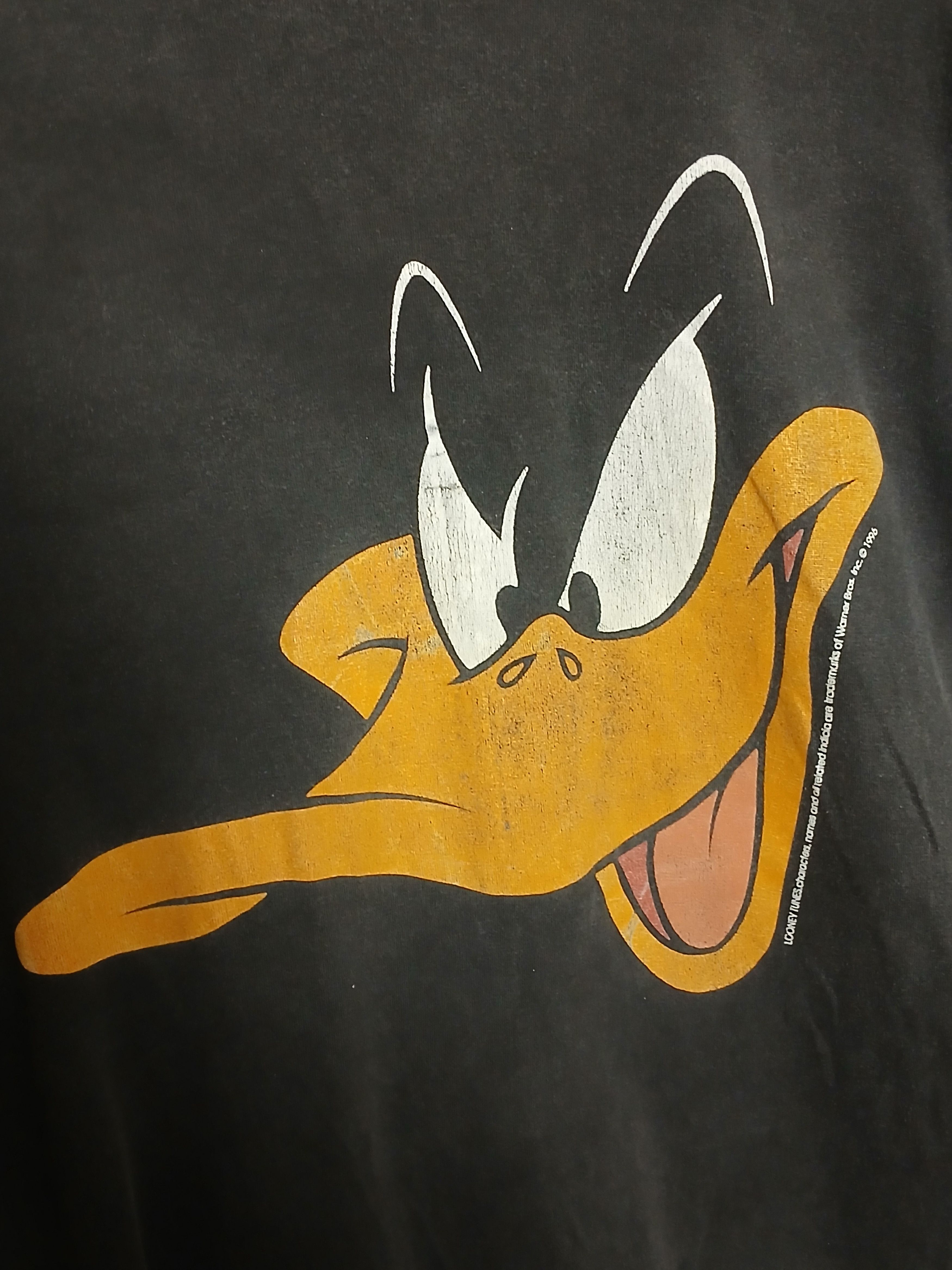Cartoon Network × Vintage × Warner Bros Vintage 1996 Looney Tunes Daffy Duck T-Shirt Size US M / EU 48-50 / 2 - 3 Thumbnail