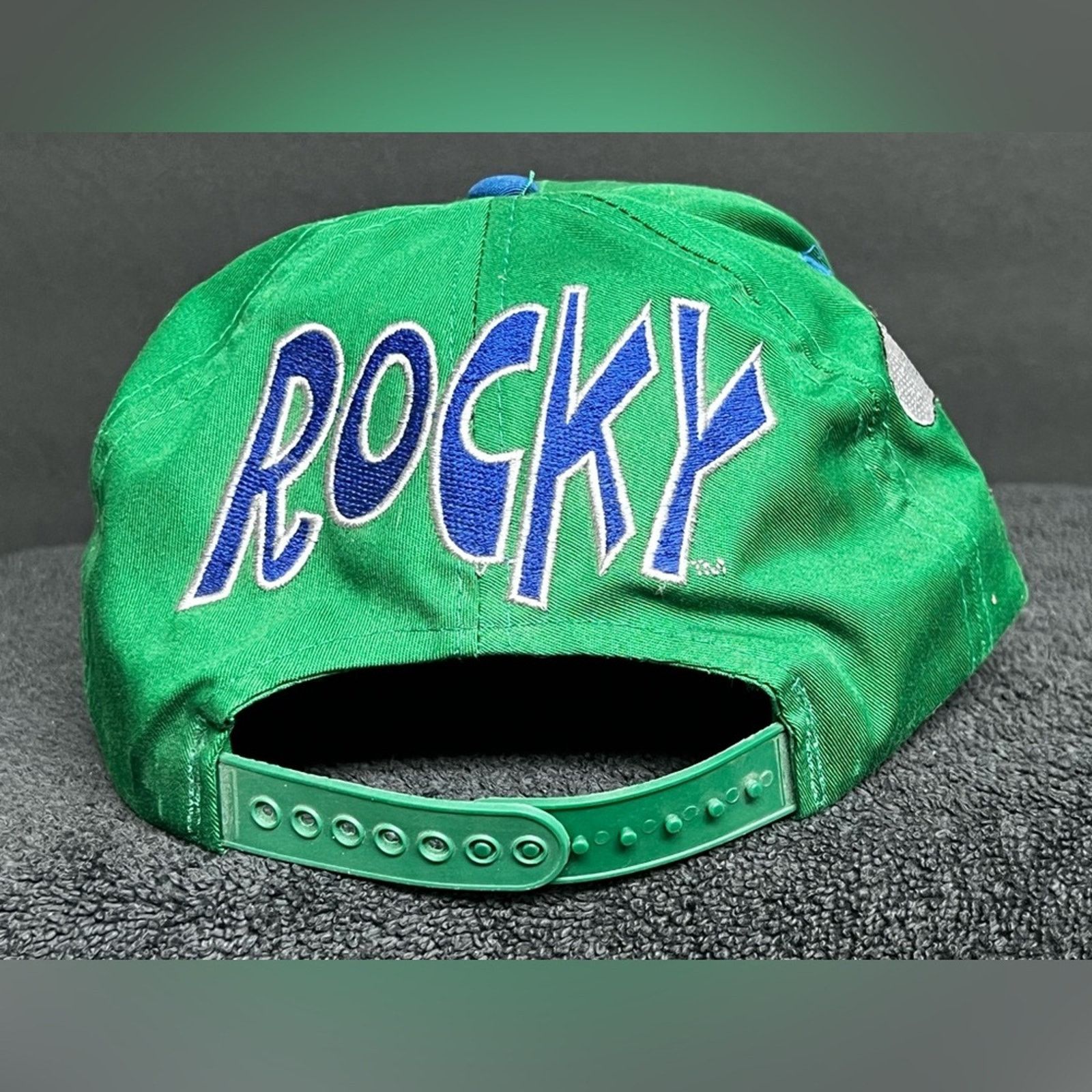 American Needle Vtg Rocky Bulwinkle Blockhead Snapback 90s Rare Toon Cartoon Size ONE SIZE - 2 Thumbnail