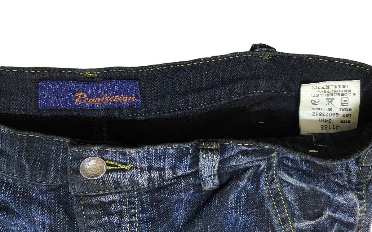 Japanese Brand Rare Design Vintage Japanese Brand Revolution Jeans 2000s Size US 34 / EU 50 - 7 Thumbnail