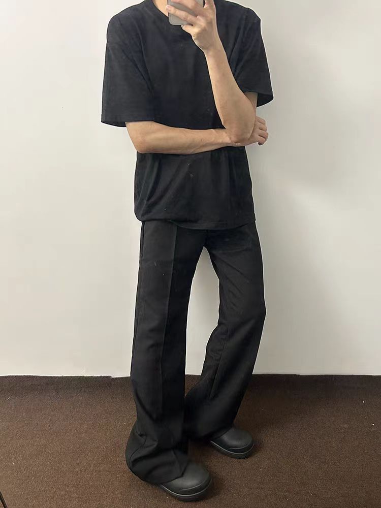 Japanese Brand × Vintage Casual washed black baggy pants Size US 32 / EU 48 - 4 Thumbnail