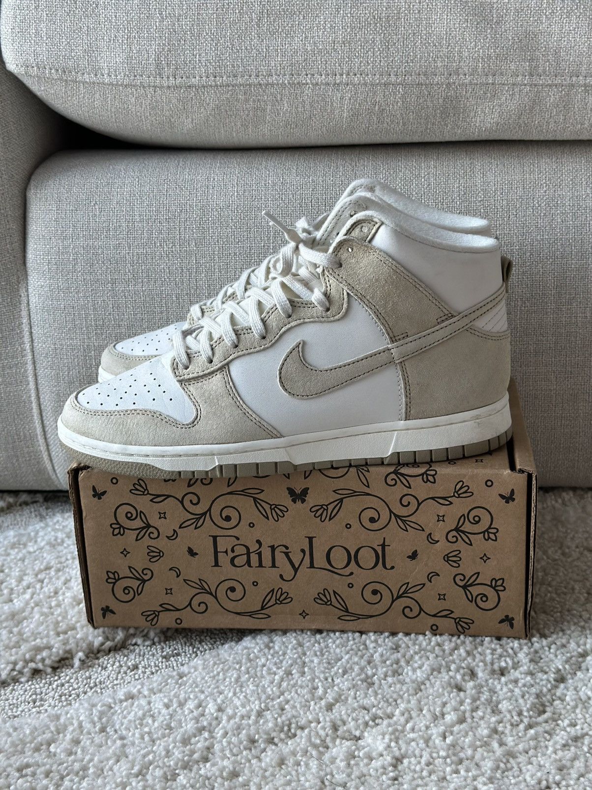 Nike Nike Dunk Tan Suede High Size US 8.5 / EU 41-42 - 1 Thumbnail