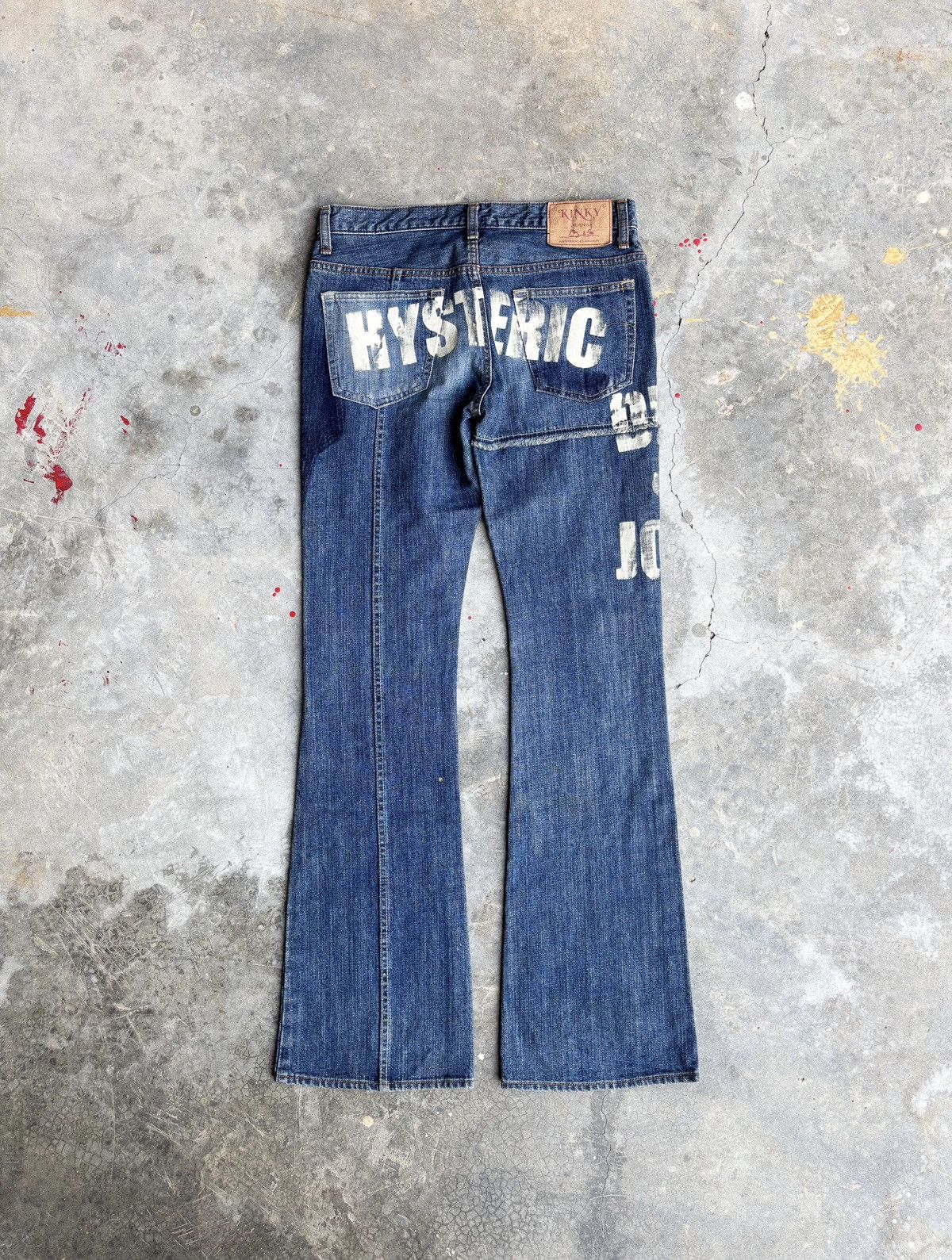 Hysteric Glamour Hysteric Glamour Debbie Suzie Joan Flare Denim Size US 31 - 4 Thumbnail