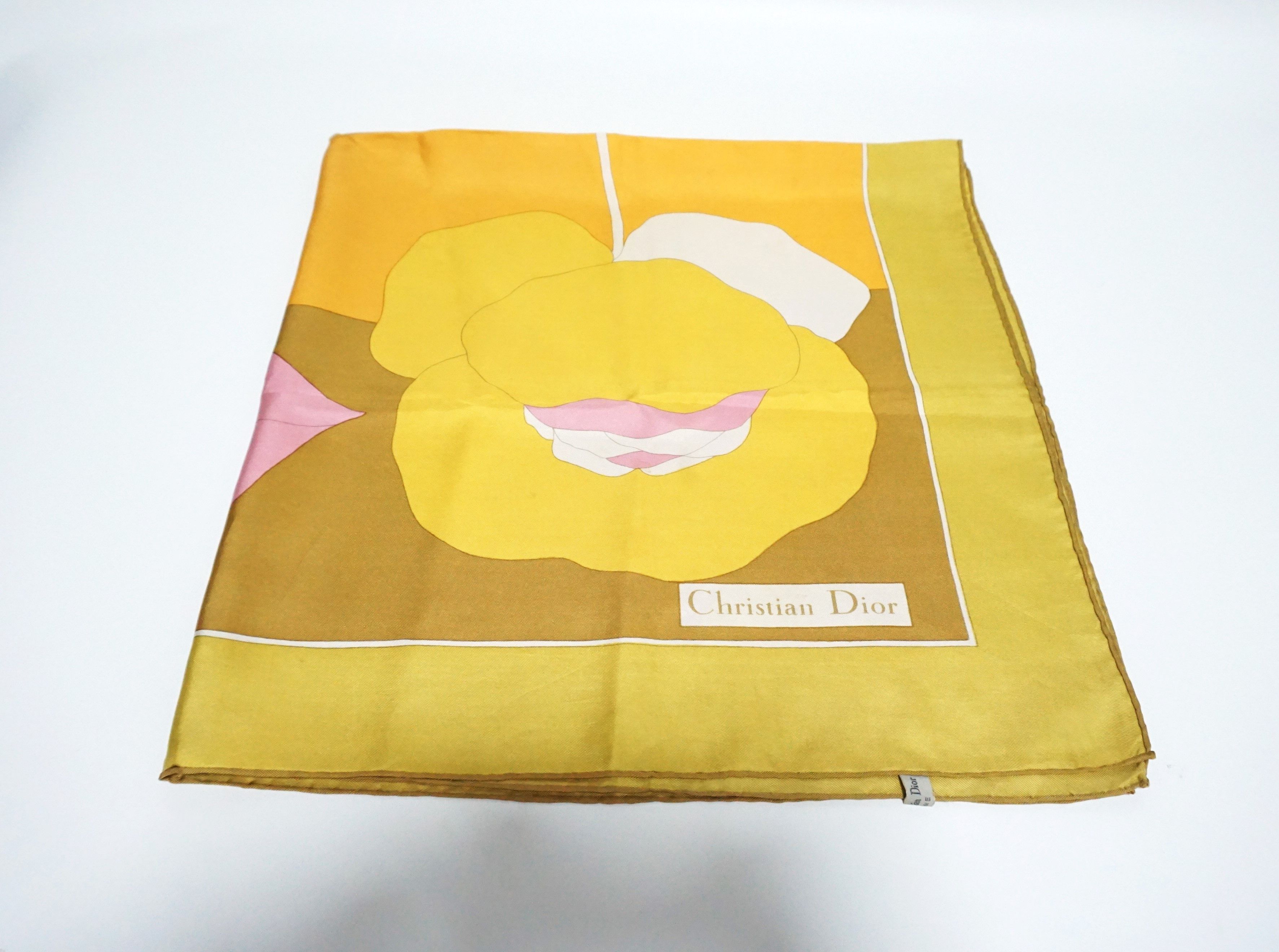 Christian Dior Monsieur Vintage Christian Dior silk scarf flower Size ONE SIZE - 9 Thumbnail