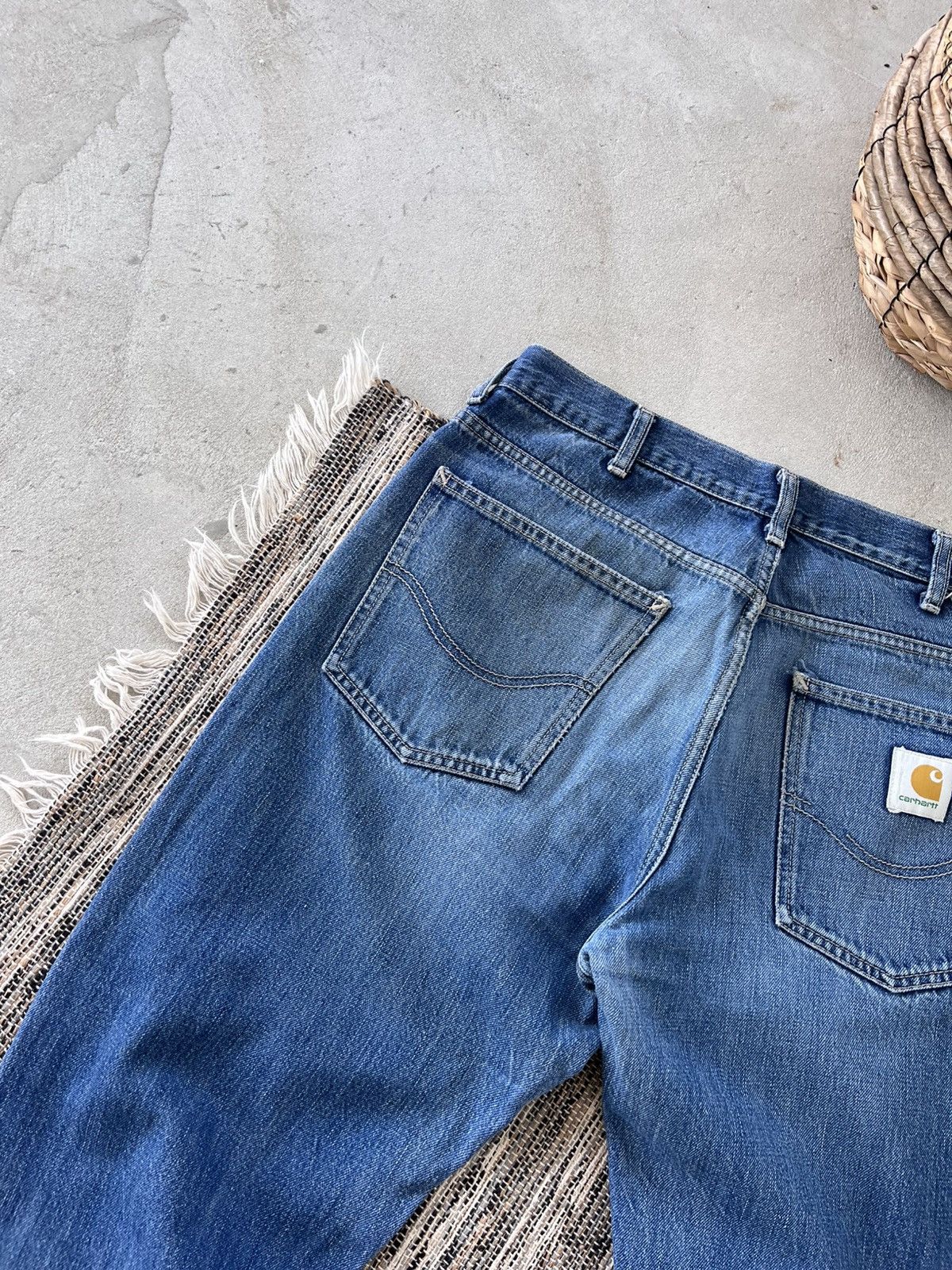 Carhartt Vintage Carhartt Denim Jeans Straight cut Sk8 Y2K Blue Pants Size US 32 / EU 48 - 10 Thumbnail