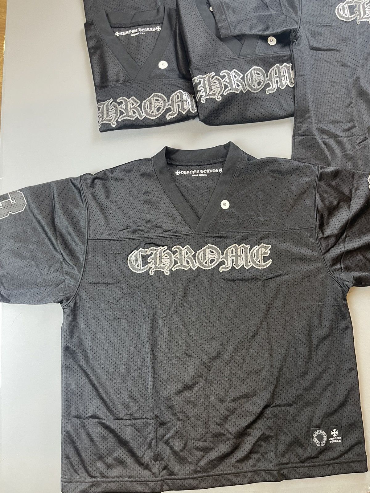 Image of Chrome Hearts Jersey Shortsleeve in Black, Men's (Size Small)