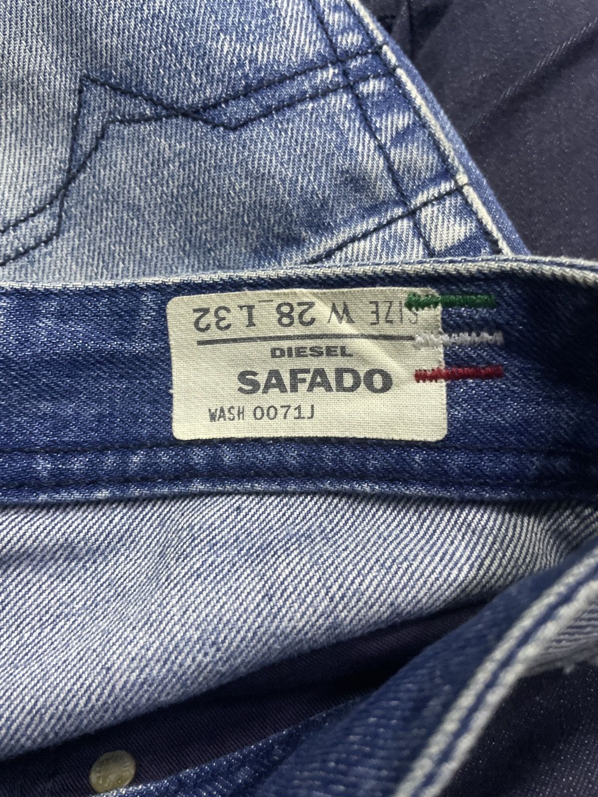 Diesel × Vintage Vintage Diesel Safado mud distressed men jeans pants Size US 30 / EU 46 - 19 Thumbnail