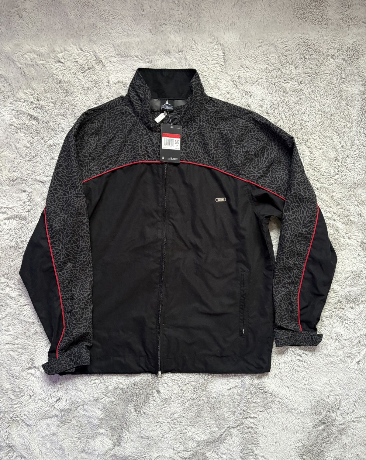 Jordan Brand Jordan 3 4 Cement windbreaker nylon jacket Size US L / EU 52-54 / 3 - 1 Thumbnail