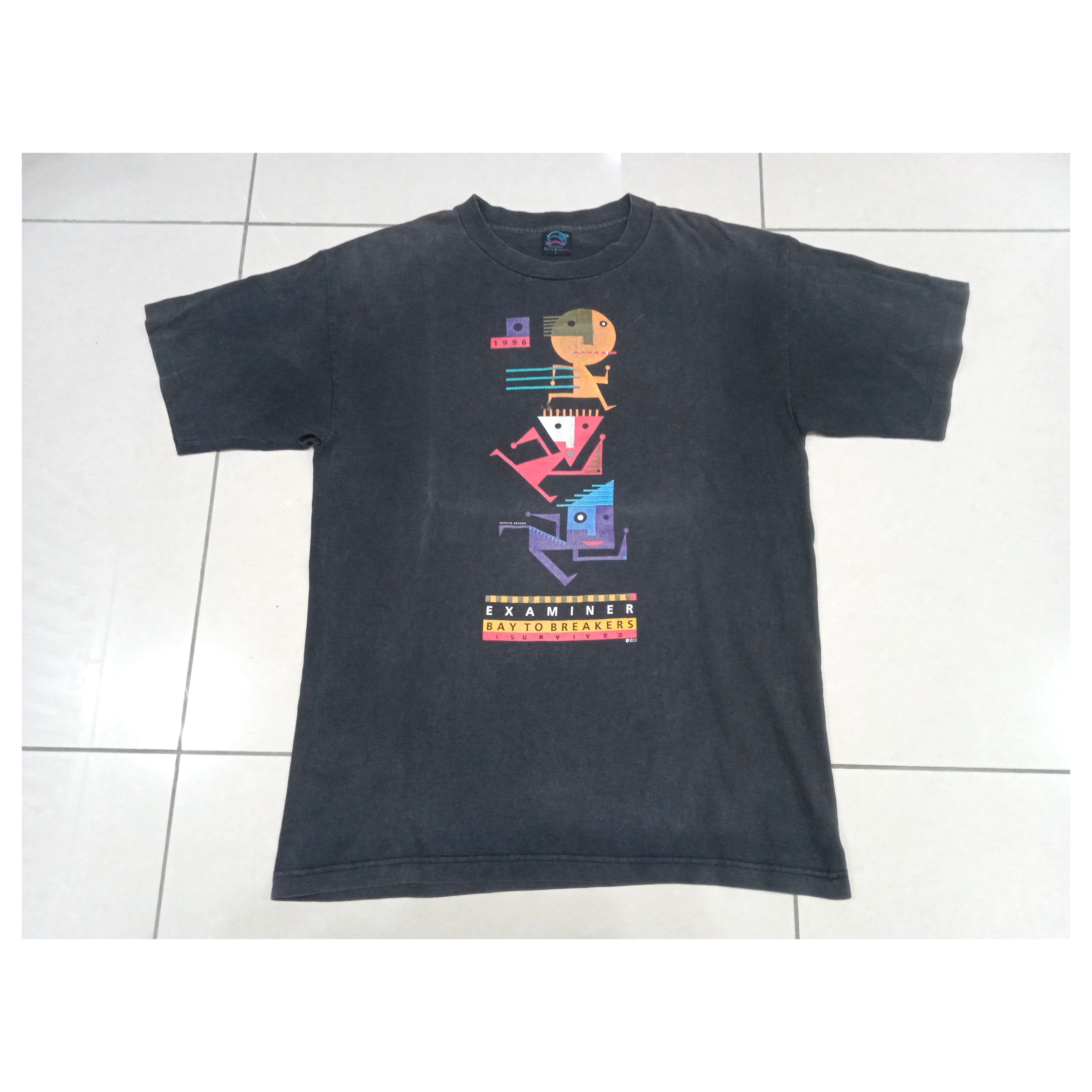 Vintage Gordon Studer 1996 T-Shirt Abstract 90s