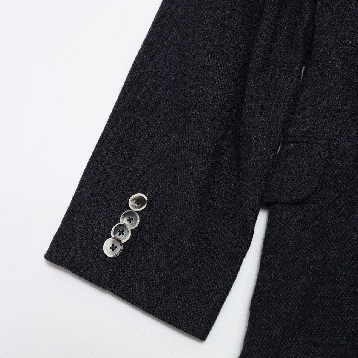 Caruso Raffaele Caruso Navy Blazer Jacket Wool Cashmere Size 46R - 16 Thumbnail