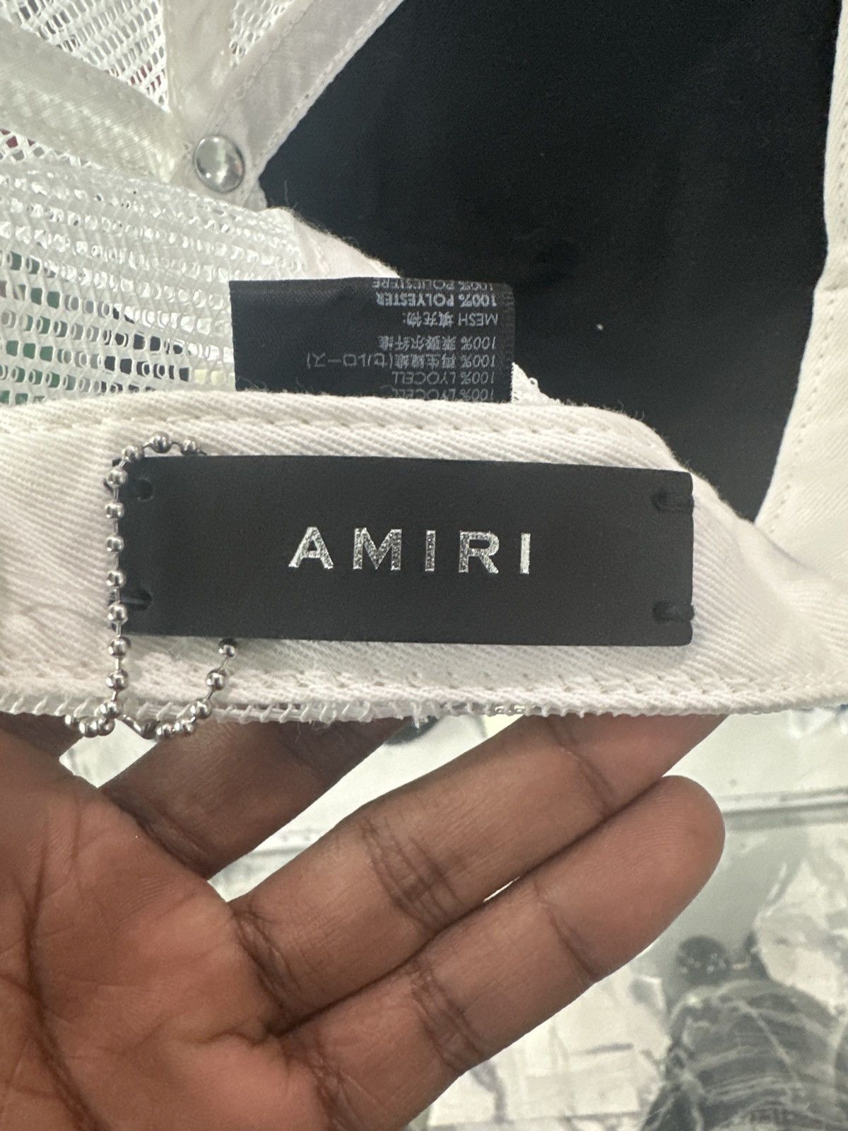 Amiri Amiri Core Logo Trucker Hat Size ONE SIZE - 3 Thumbnail