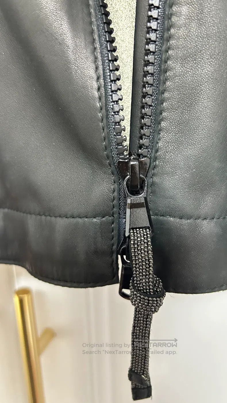 Brunello Cucinelli Brunello Cucinelli Nappa Leather Jacket Size XS / US 0-2 / IT 36-38 - 8 Thumbnail