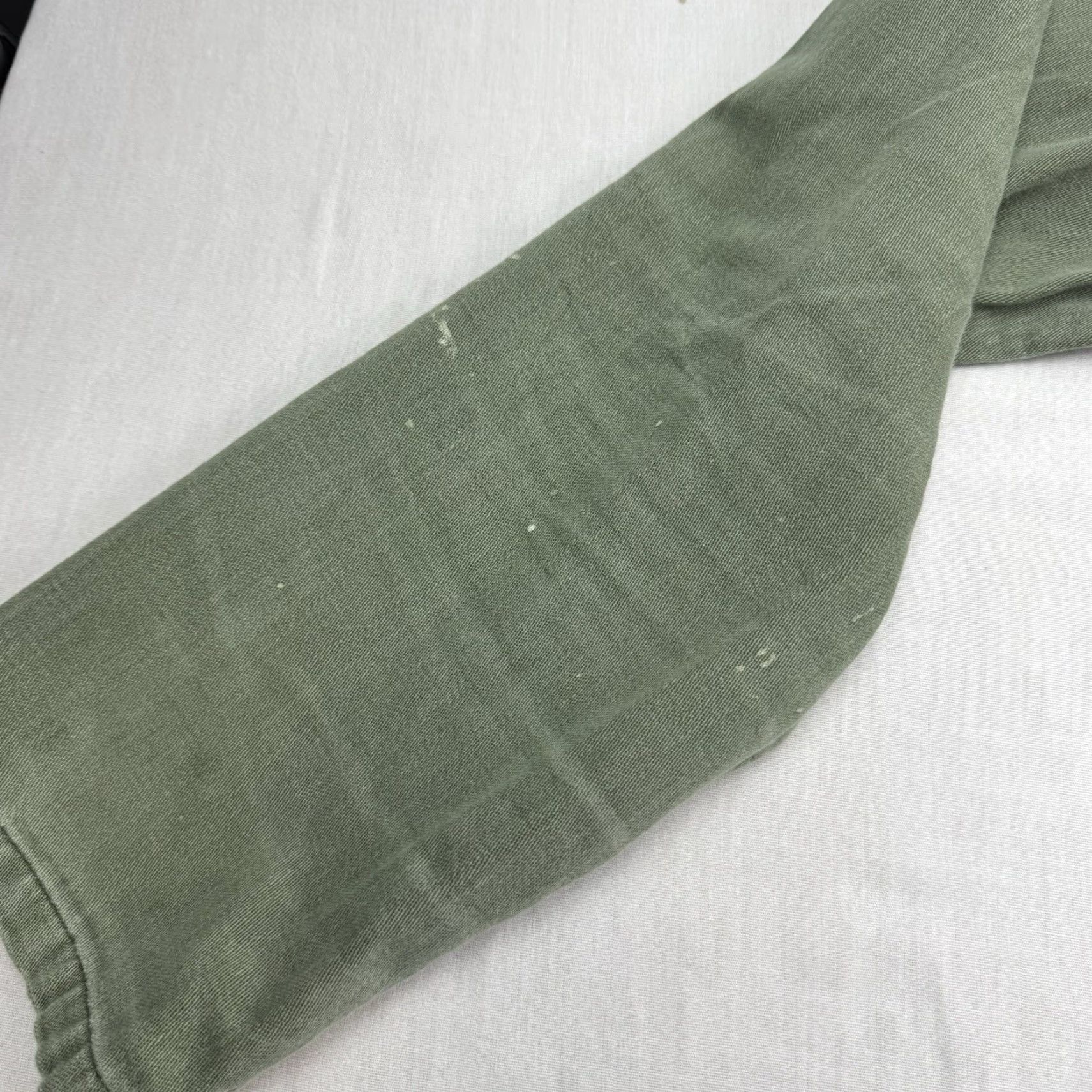 Vintage VINTAGE Army Button Up Shirt Adult Medium Military 60s 70s Green Collared Long Sleeve Button-Front Mens Shirt Regular Button-Up Size US M / EU 48-50 / 2 - 2 Thumbnail