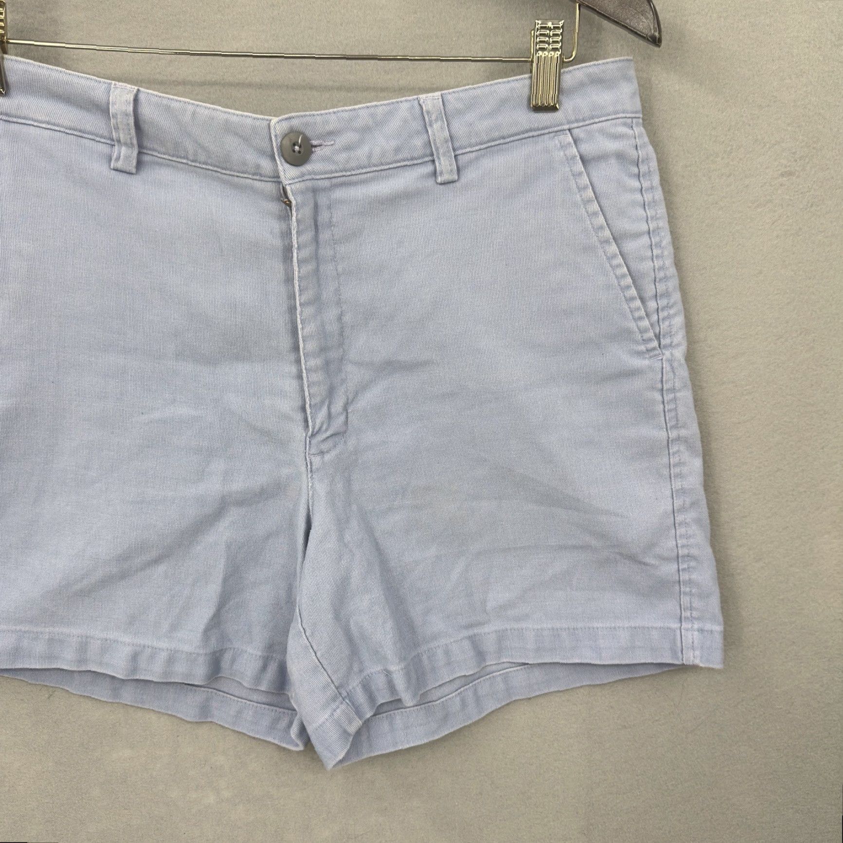 Patagonia Patagonia Shorts Womens 10 Blue Button Front Chino Pockets Twill Logo Preppy y2k Size 32" / US 10 / IT 46 - 3 Thumbnail