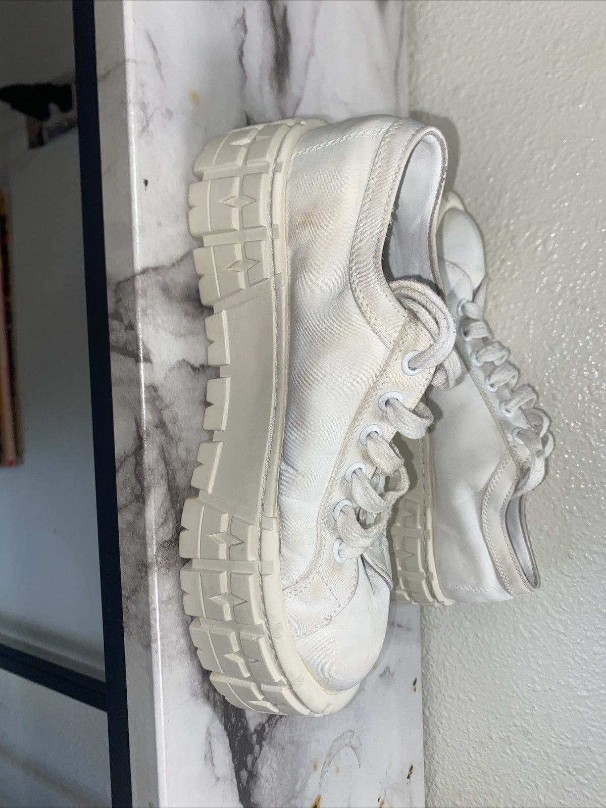Prada Prada double wheel gabardines Size US 7 / IT 37 - 6 Thumbnail