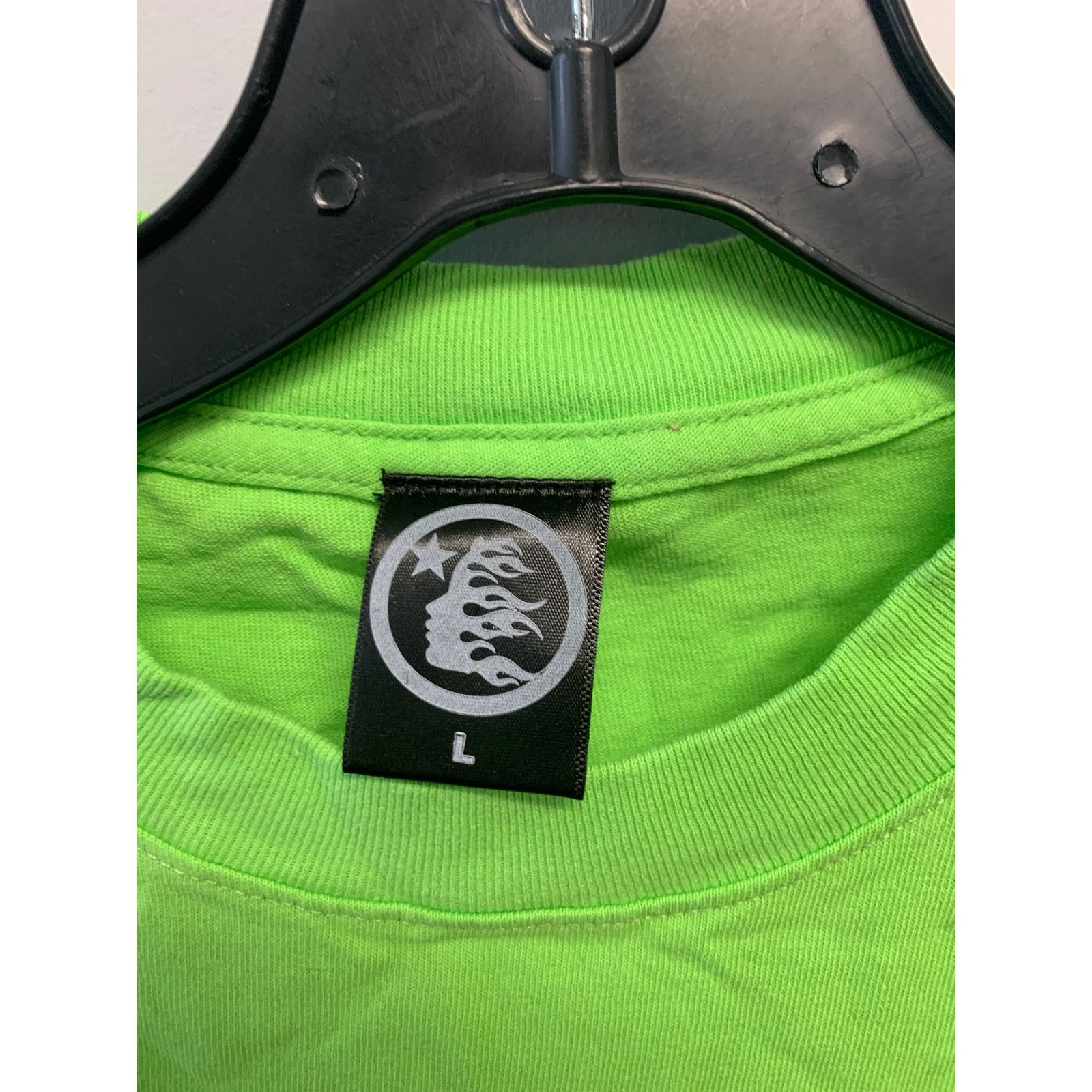 HELLSTAR Hellstar Jesus Emblem T-Shirt Green Pink Size Large NEW Size US L / EU 52-54 / 3 - 3 Thumbnail