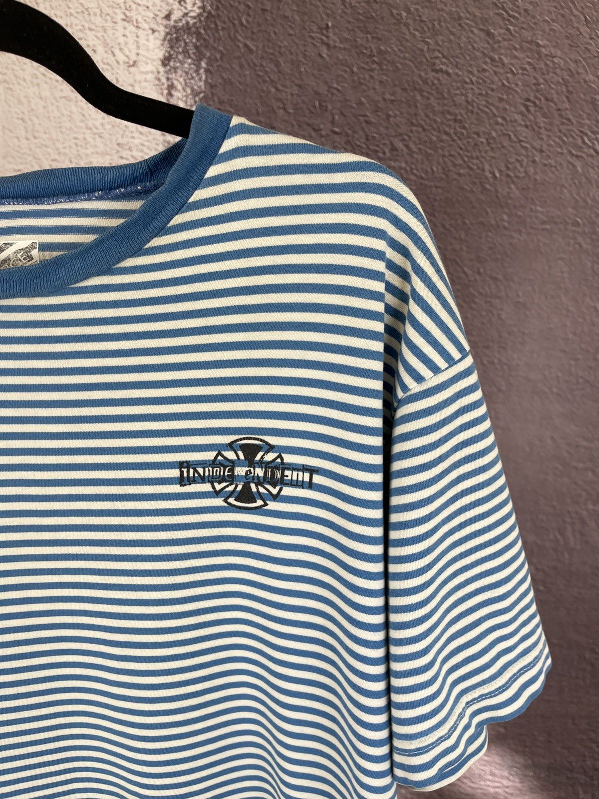 Other Independent Truck Co. Vintage striped double logo tee shirt Size US XL / EU 56 / 4 - 6 Thumbnail