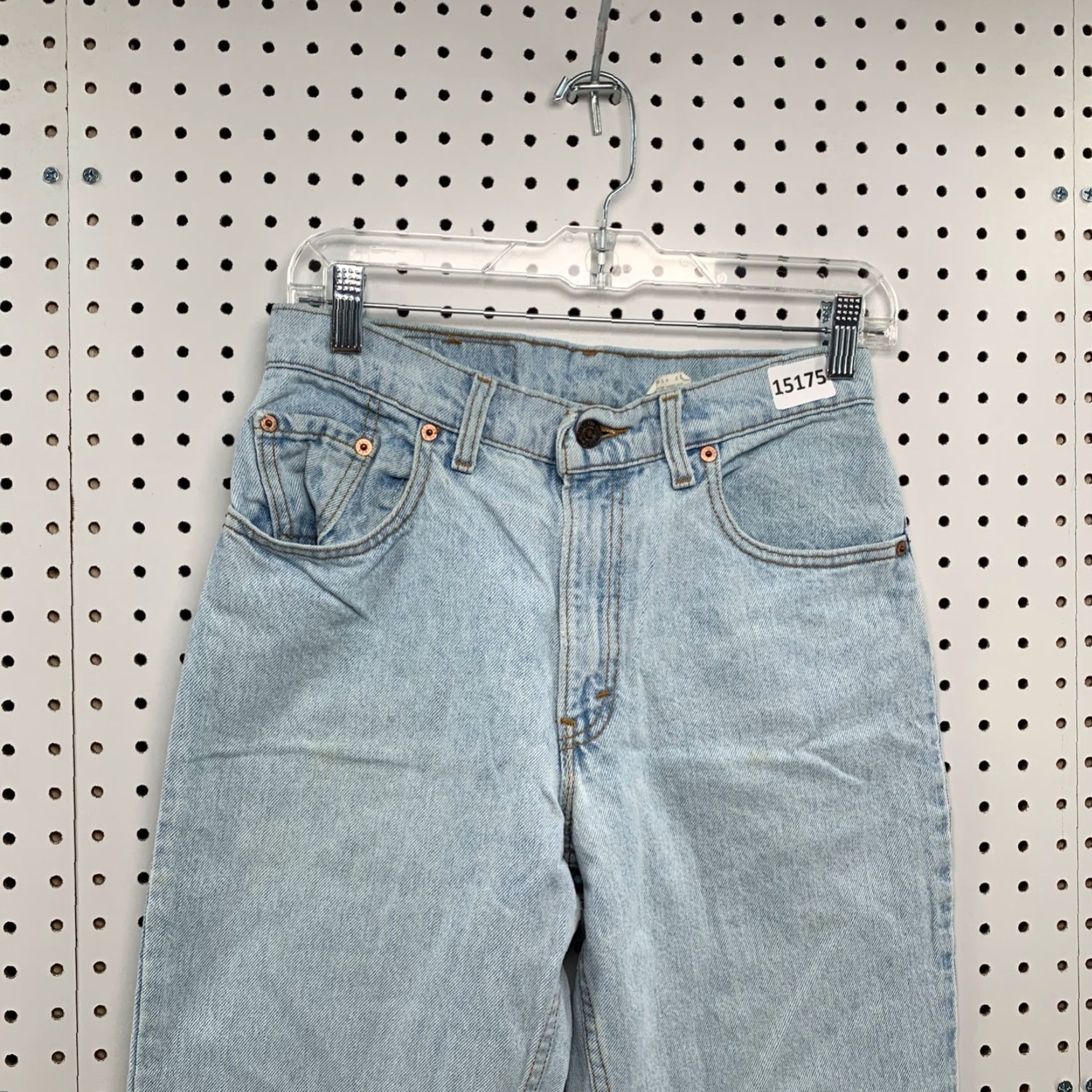 Levi's VTG Levi's USA Jeans Tapered Mom Denim 28x29 Women 9 Light Blue 17550-0233 USA 90s Mens Womens Boys Girls Size 30" / US 8 / IT 44 - 3 Thumbnail
