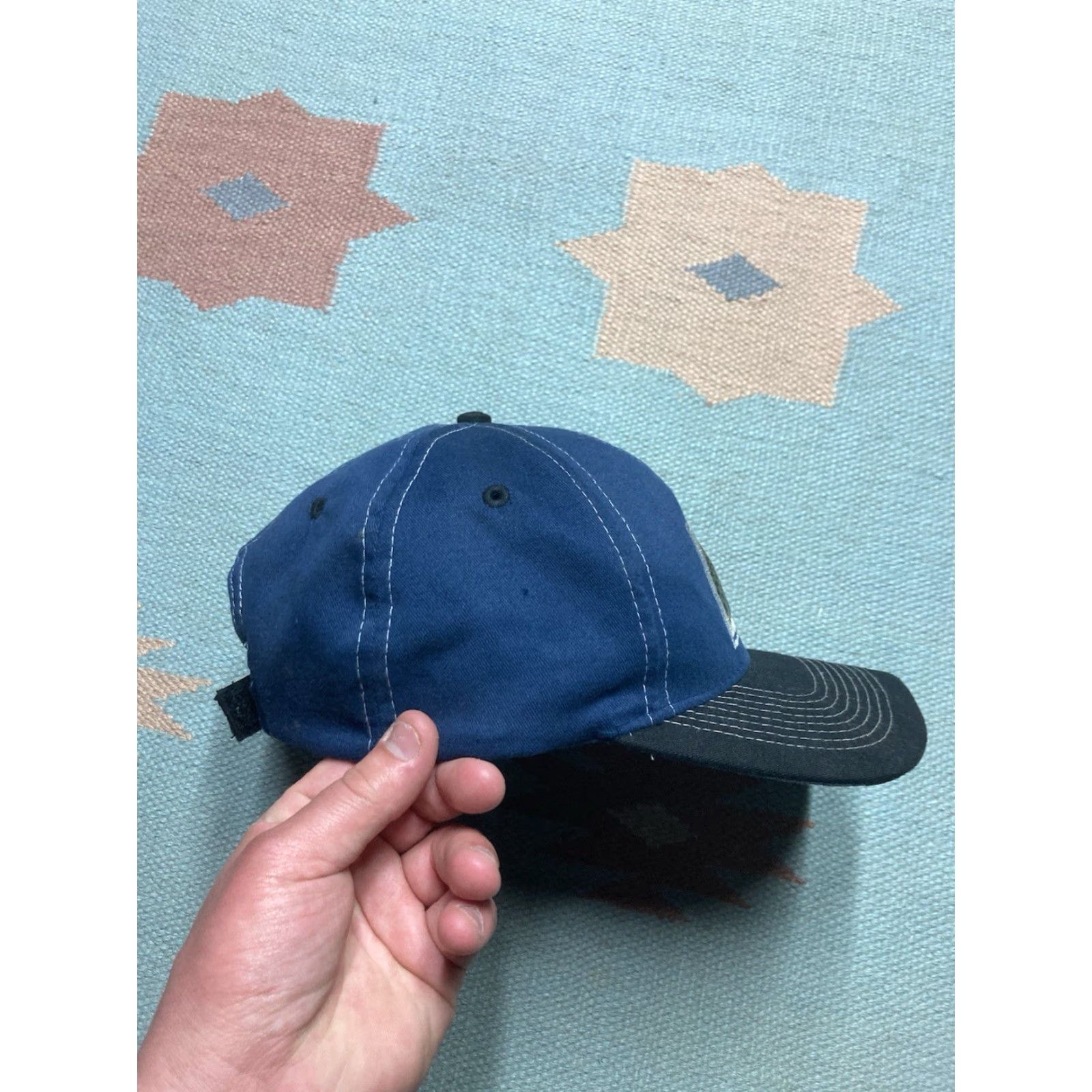Vintage VINTAGE Scooby Doo Strapback Hat Cap Cartoon Holographic Blue Adjustable Men Size ONE SIZE - 8 Thumbnail