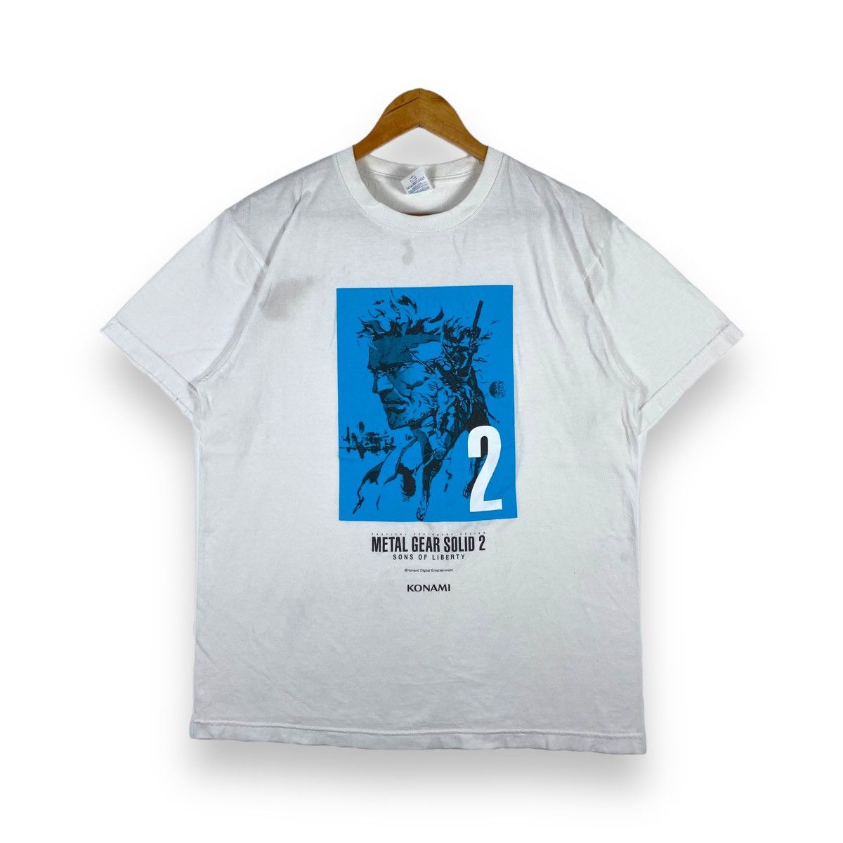 Playstation × Vintage Vintage METAL GEAR SOLID 2 Son Of Liberty Konami Game Tee Size US L / EU 52-54 / 3 - 1 Thumbnail