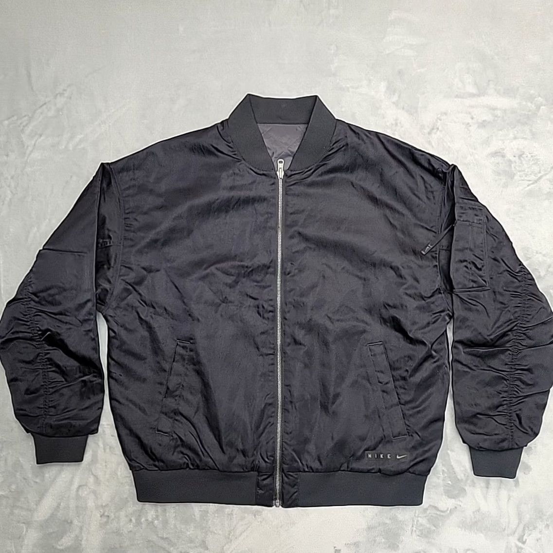 Nike Nike Jacket Men L Black Reversible Quilted Bomber MA1 Flight Streetwear Techwear Size US L / EU 52-54 / 3 - 4 Thumbnail