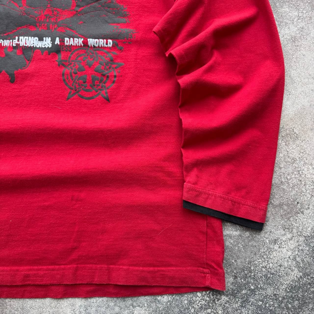 If Six Was Nine Amazing Vintage Affliction Style Y2K SK8 Long Sleeve Shirt Size US M / EU 48-50 / 2 - 7 Thumbnail