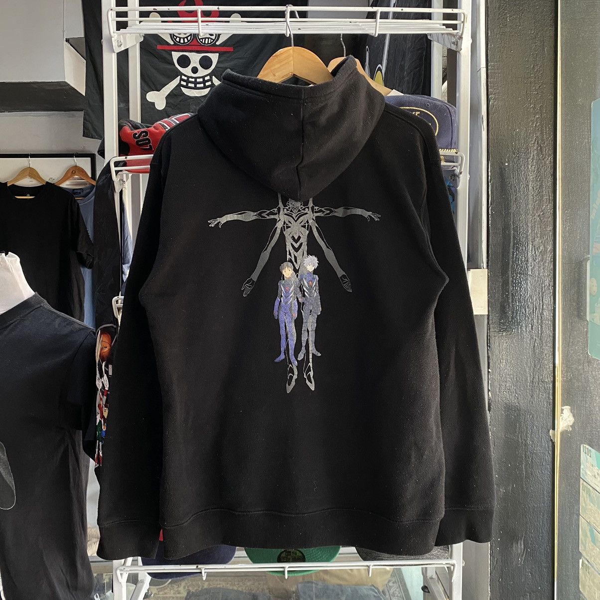 Anime × Japanese Brand × Vintage Neon Genesis Evangelion Hoodie long sleeve anime Size US XL / EU 56 / 4 - 1 Thumbnail