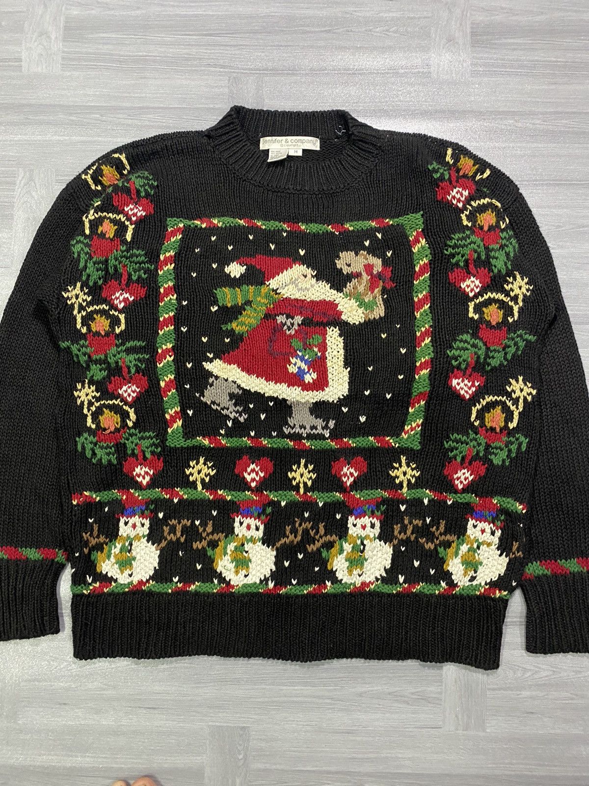 Other Vintage Knitwear Santa Claus By Jennifer&Company Size US M / EU 48-50 / 2 - 2 Thumbnail