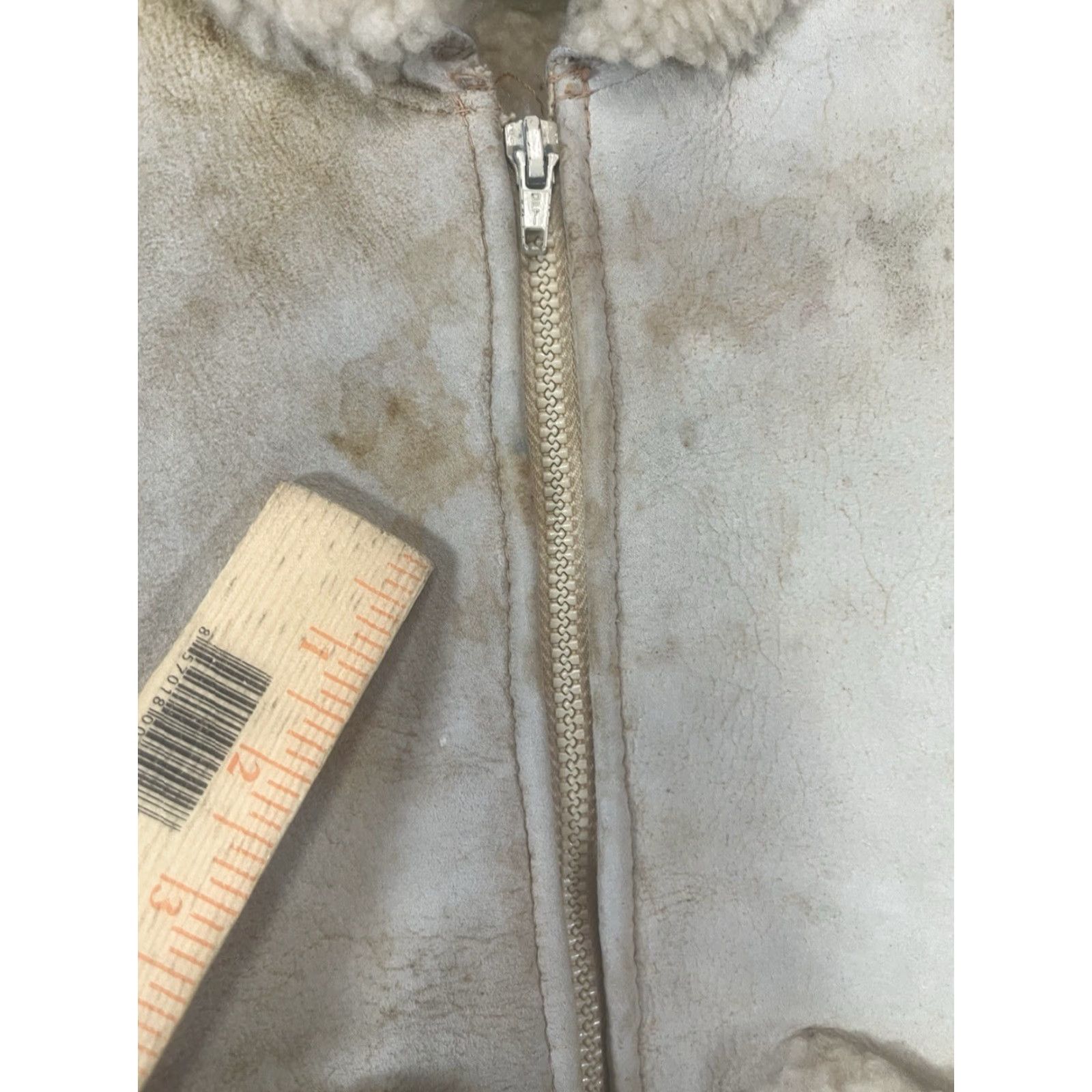 Vintage VINTAGE Overland Vest Women L Beige Leather Shearling Mid-Length Casual Fall Winter Spring Size L / US 10 / IT 46 - 7 Thumbnail
