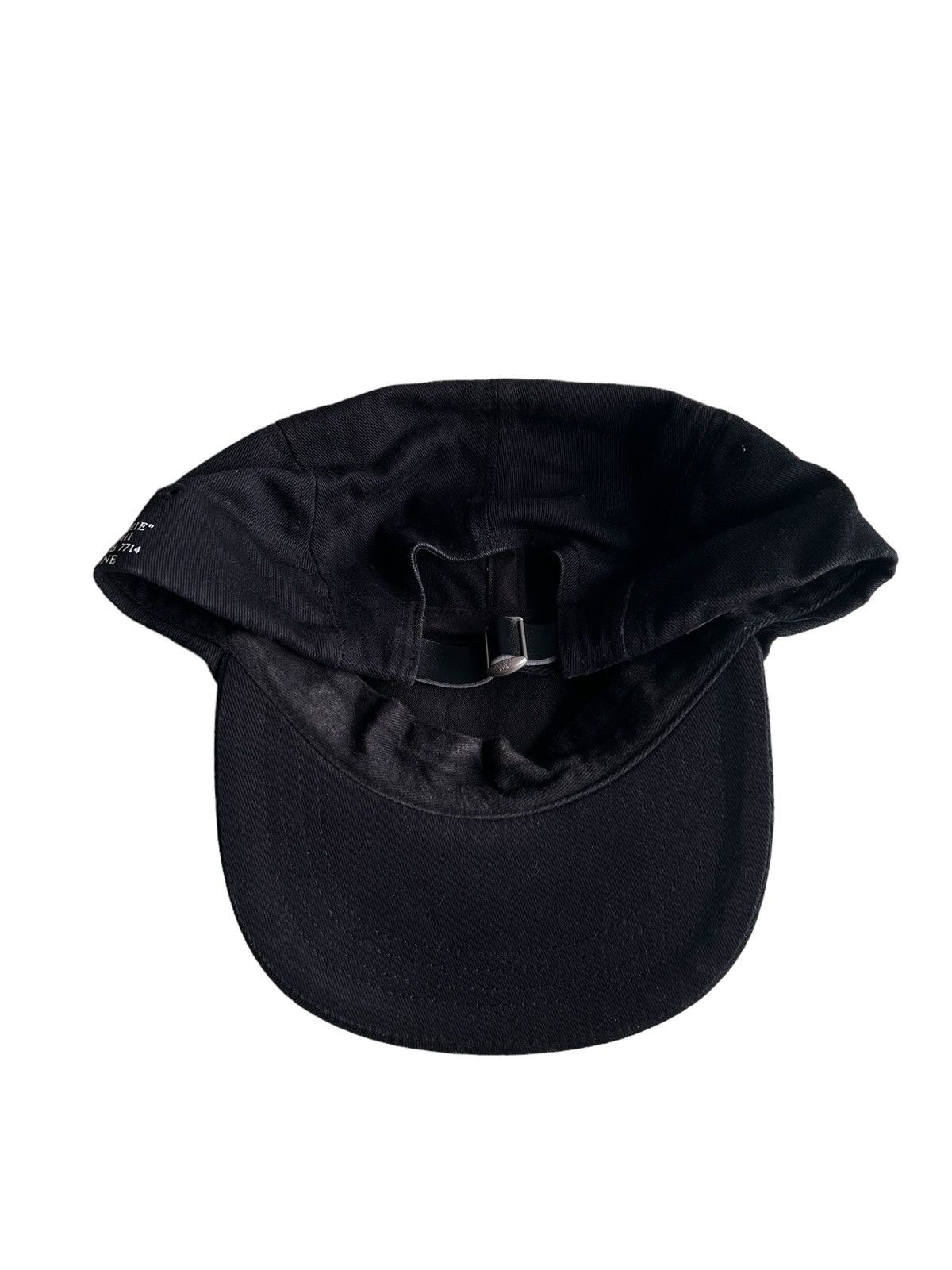 Japanese Brand The Crime 🇯🇵 Patch Leather Strap Adjustable 5 Panel Cap Size ONE SIZE - 4 Thumbnail