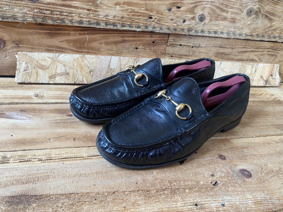 Gucci Gucci 1953 horsebit black patent leather loafers UK 9 Size US 10 / EU 43 - 4 Thumbnail