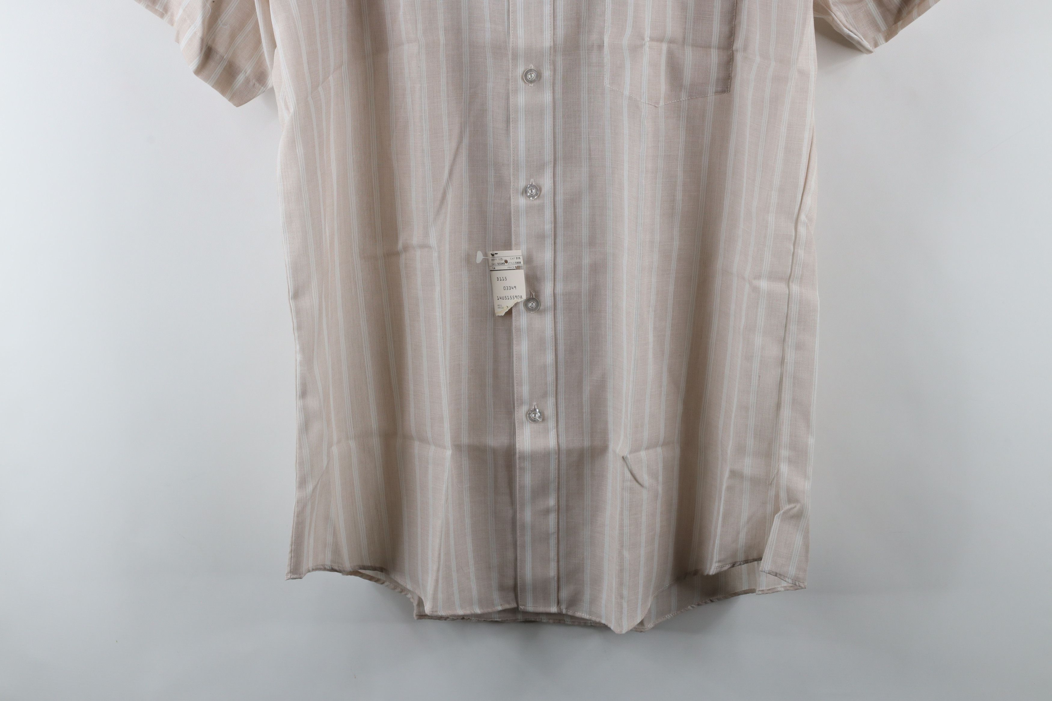 Vintage Deadstock Vintage 60s 70s Streetwear Short Sleeve Shirt Size US M / EU 48-50 / 2 - 3 Thumbnail
