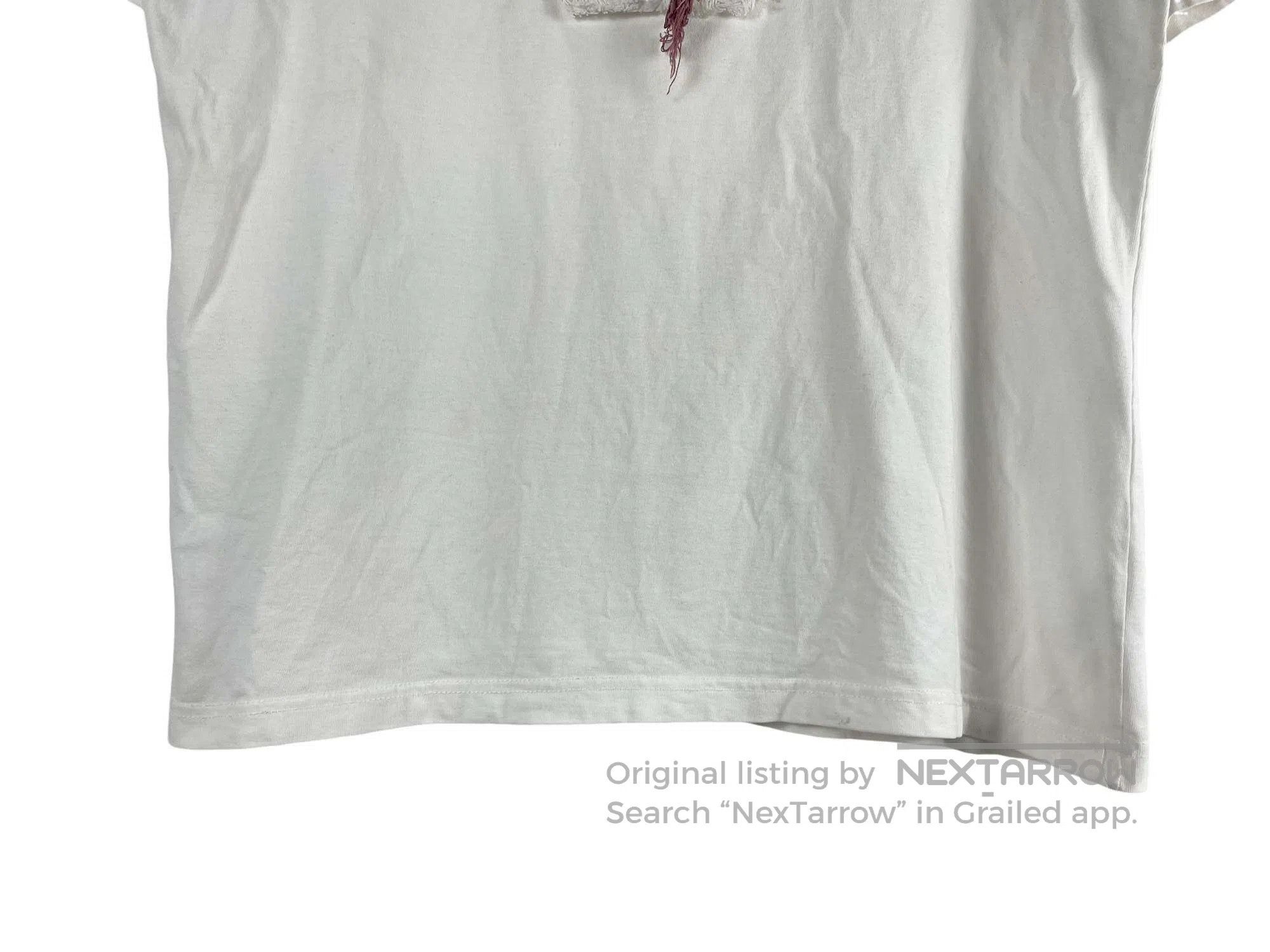 Song For The Mute Song For The Mute White Patch Fringe Short Sleeve Size US L / EU 52-54 / 3 - 4 Thumbnail