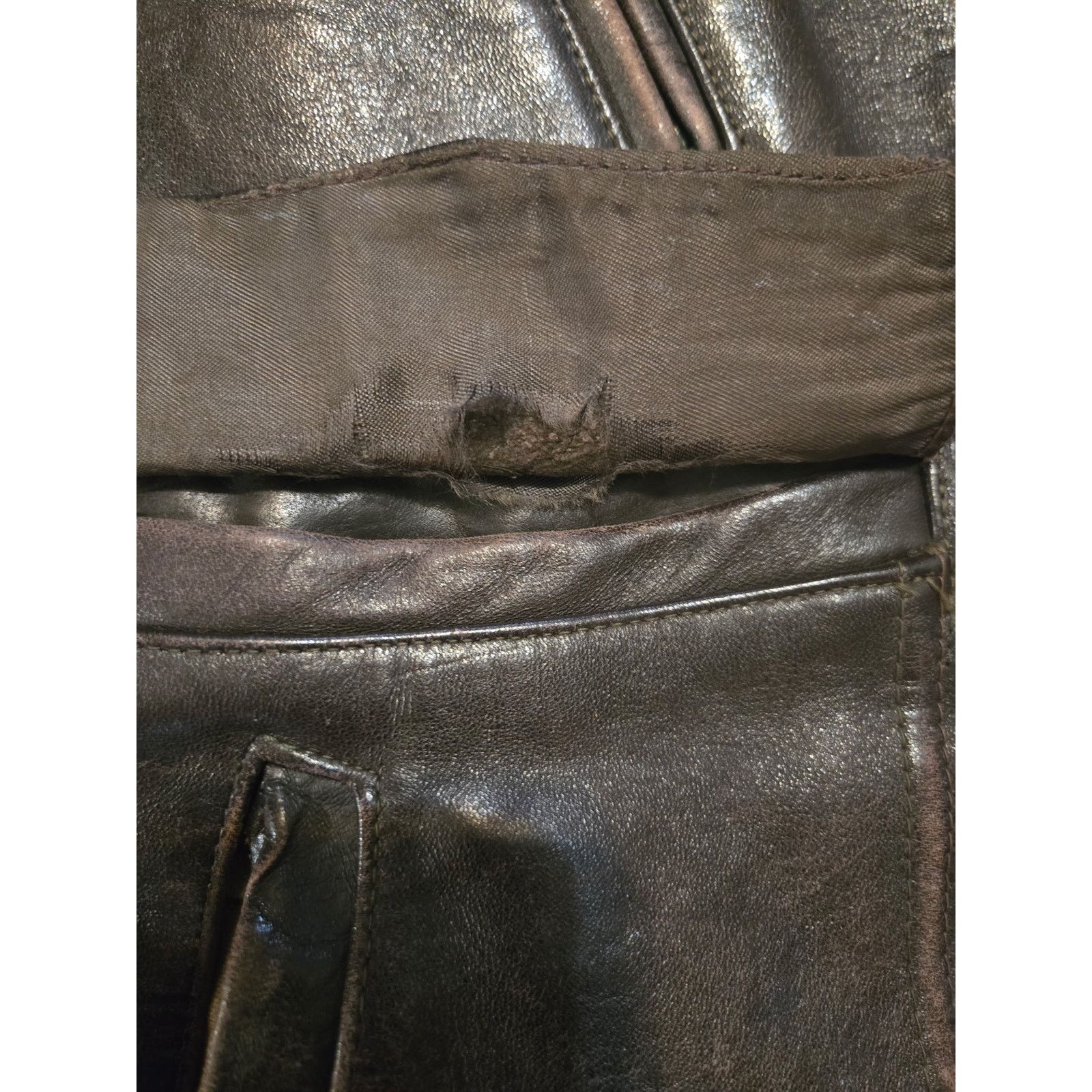 Vintage Vintage 1950s Sport-Chief Horsehide Leather Jacket Size US L / EU 52-54 / 3 - 3 Thumbnail