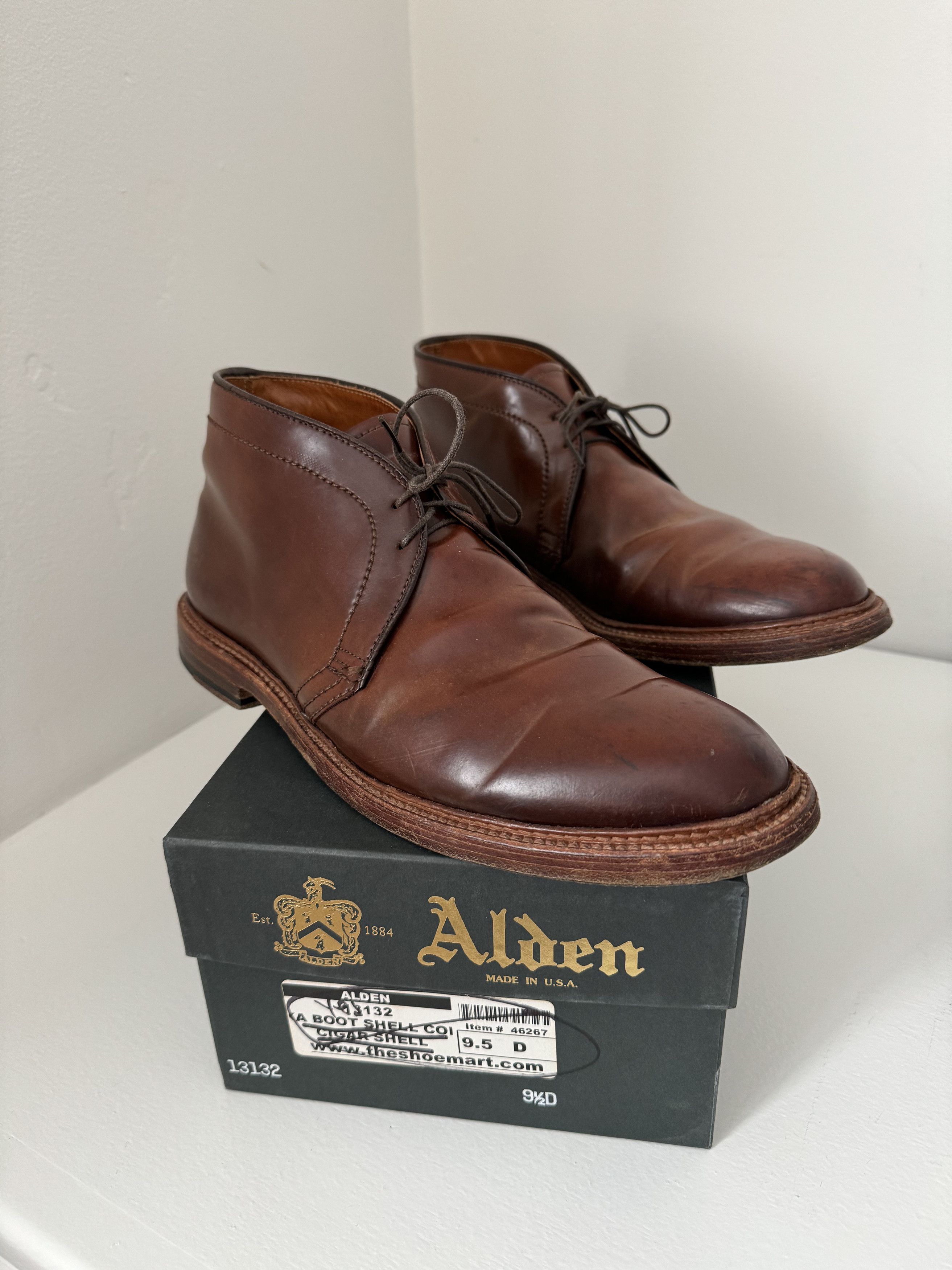 cordovan chukka boots