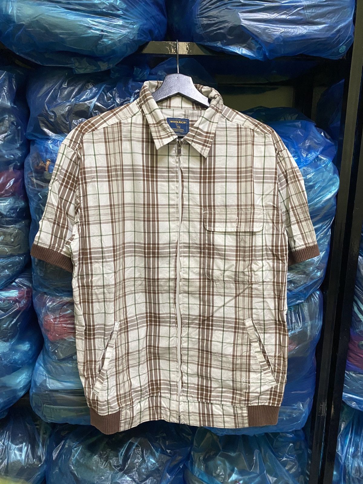 Woolrich Woolen Mills VINTAGE Y2K WOOLRICH PLAID ZIPPER SHIRT Size US M / EU 48-50 / 2 - 1 Thumbnail