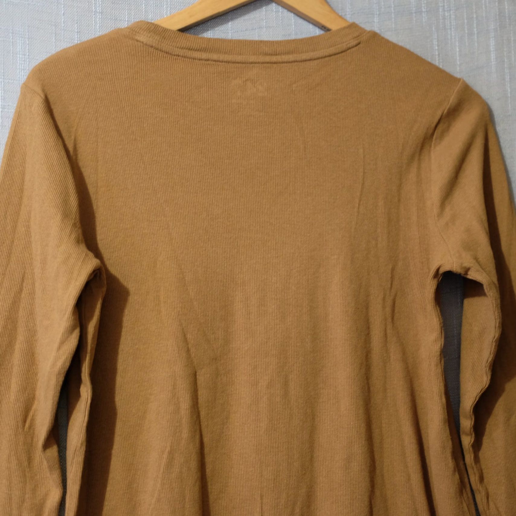 Vintage Maurices 24/7 Long Sleeve Tee Ribbed Knit Brown Womens L Shirt Womens L Brown Maurices 24/7 Long Sleeve Tee Ribbed Knit Brown Size L / US 10 / IT 46 - 6 Thumbnail