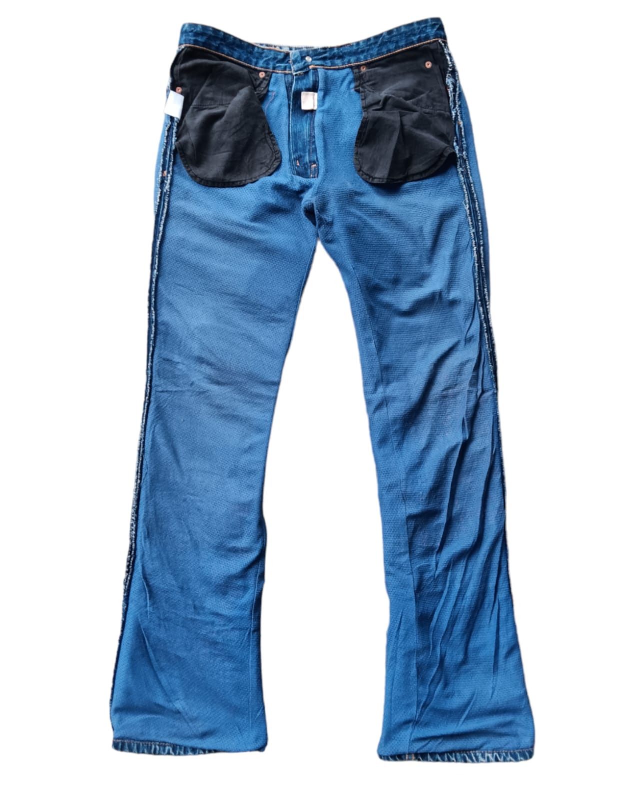 If Six Was Nine Double layered Tough jeans Smith distressed vintage jeans Size US 32 / EU 48 - 8 Thumbnail