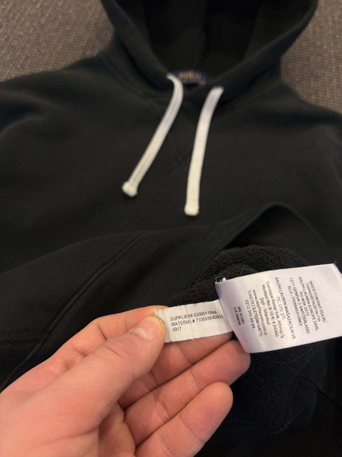 Polo Ralph Lauren Polo Ralph Lauren Hoodie – Black – Classic Logo Size US M / EU 48-50 / 2 - 4 Thumbnail