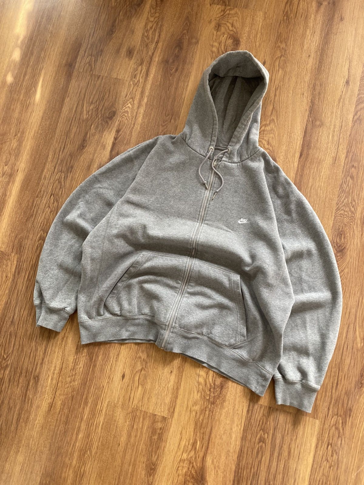Nike Vintage zip hoodie sweatshirt nike XXL y2k uk drill drip Size US XXL / EU 58 / 5 - 2 Thumbnail