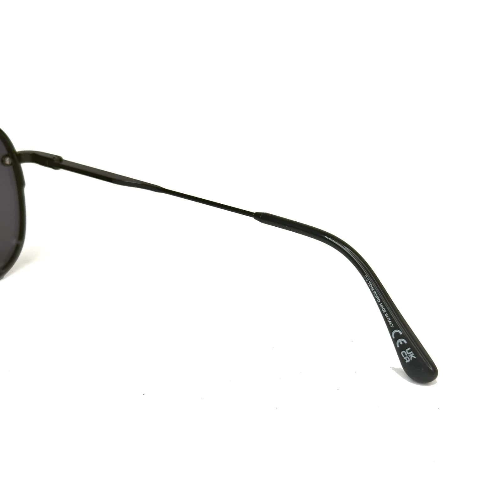 Tom Ford TOM FORD LEON TF1071 01A Black Classic Sunglasses 1071 Size ONE SIZE - 7 Thumbnail