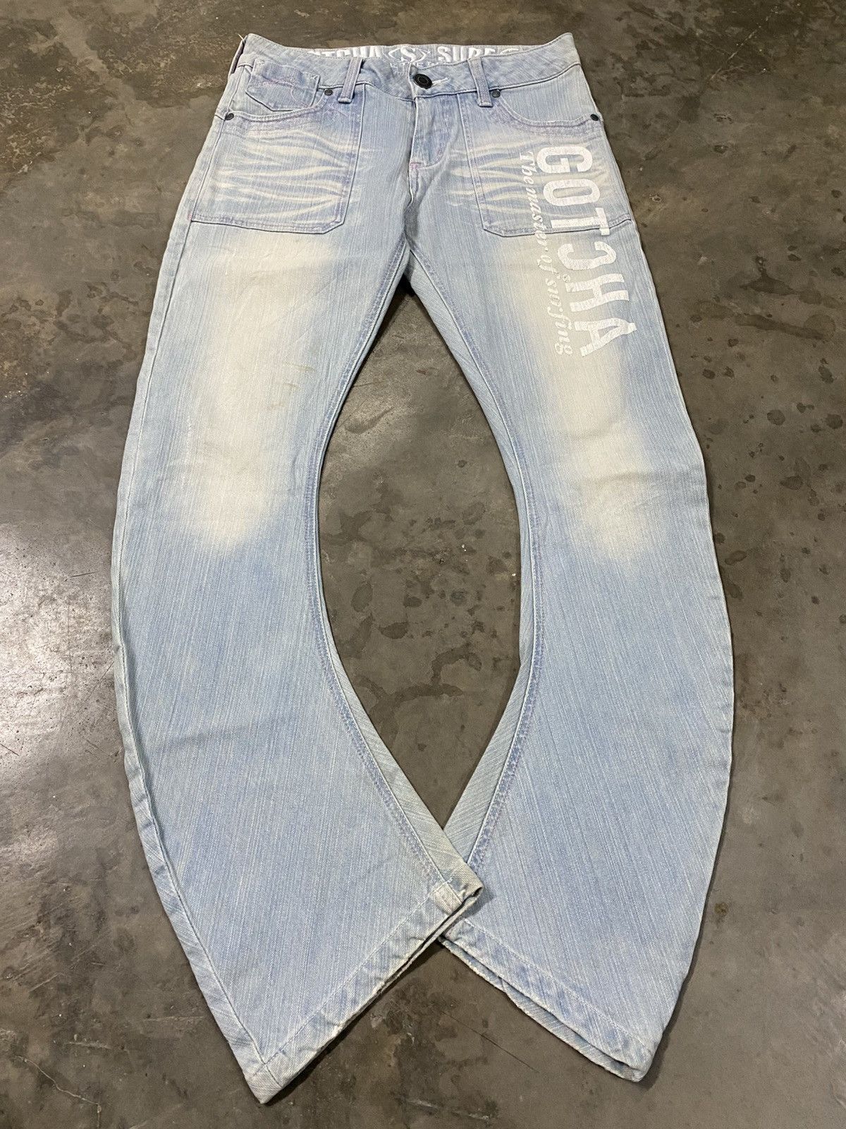 Gotcha × Hysteric Glamour × If Six Was Nine Crazy Jeans Gotcha Master Surfing Signature Jean @273 Size US 31 - 4 Thumbnail