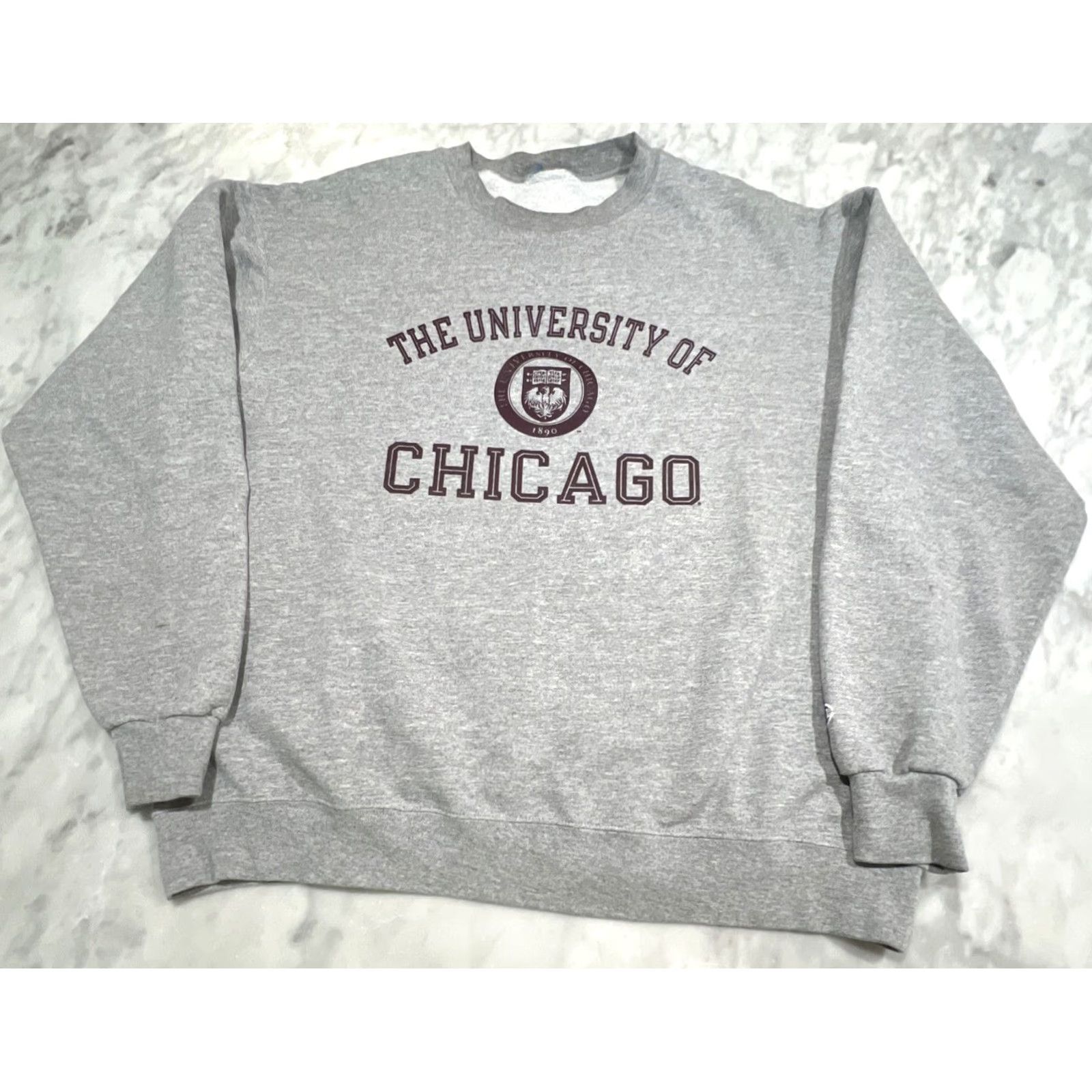 Champion Champion University Of Chicago Sweatshirt Men XL Gray Graphic Print Sweatshirt Size US XL / EU 56 / 4 - 4 Thumbnail