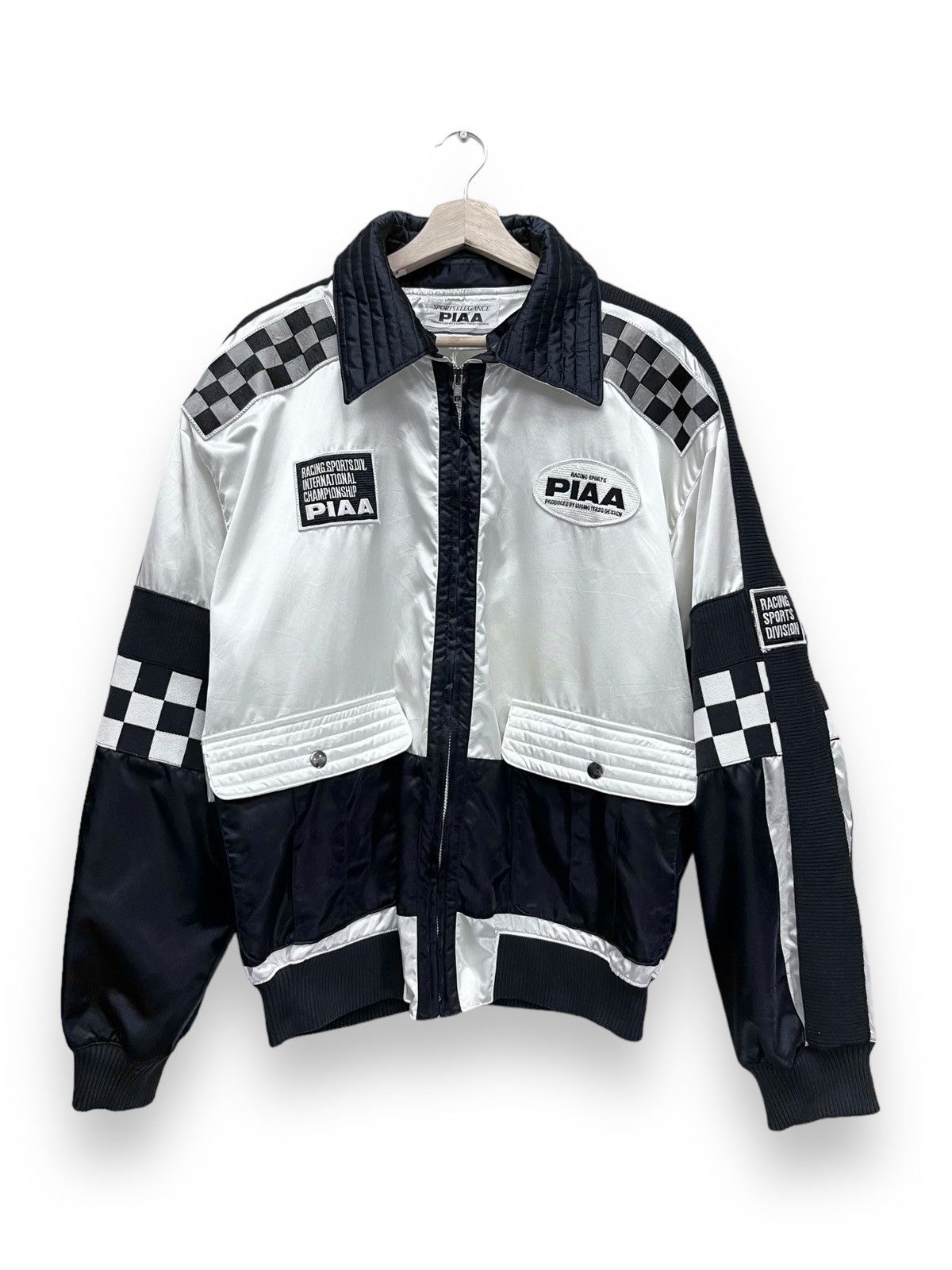 Vintage FYE🔥Vtg 90’s PIAA RACING SPORTS Nylon Bomber Style Jacket Size US L / EU 52-54 / 3 - 4 Thumbnail