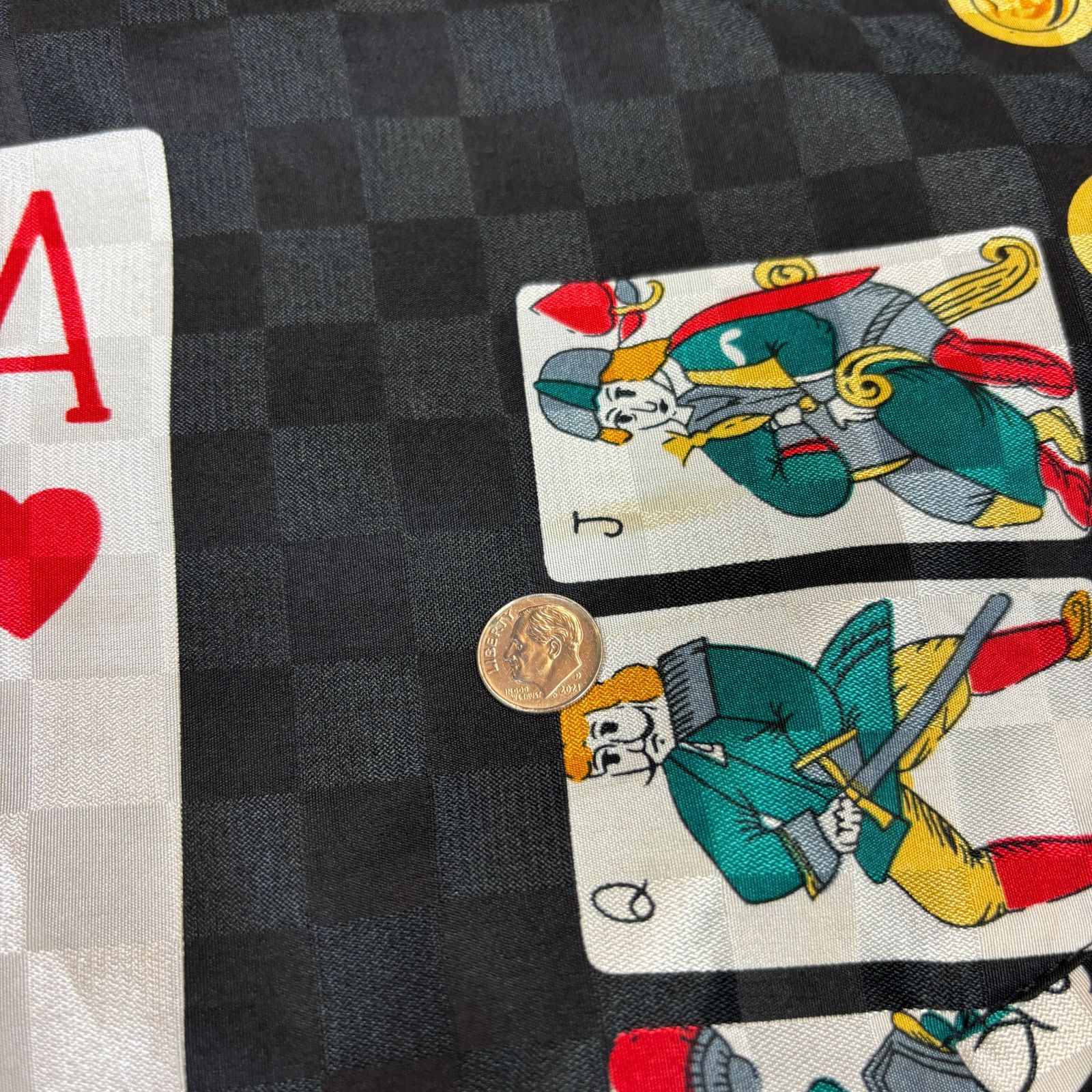 Vintage Vintage 80s Rainbow Collection Jacket Cards & Coins Poker L Size US L / EU 52-54 / 3 - 8 Thumbnail