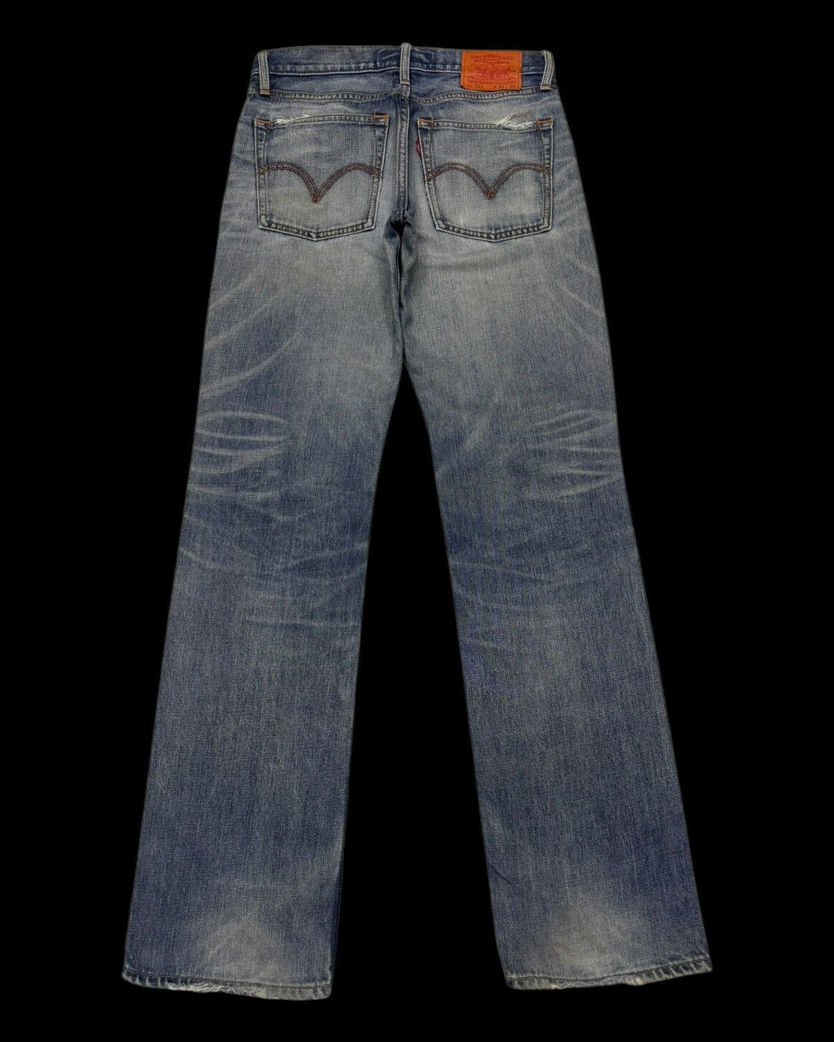 If Six Was Nine 💥RARE💥LEVIS 502 CLASSIC DISTRESSED DENIM JEANS Size US 31 - 2 Thumbnail