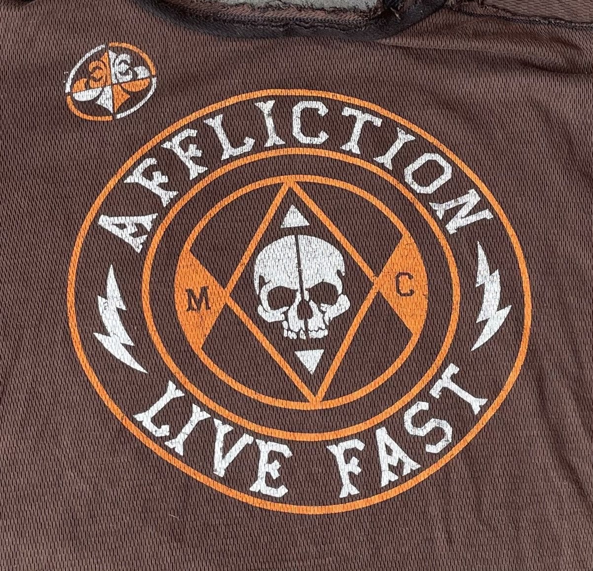 Affliction Rare Y2k Affliction Live Fast Reversible Thermal Longsleeve Size US XXL / EU 58 / 5 - 12 Thumbnail