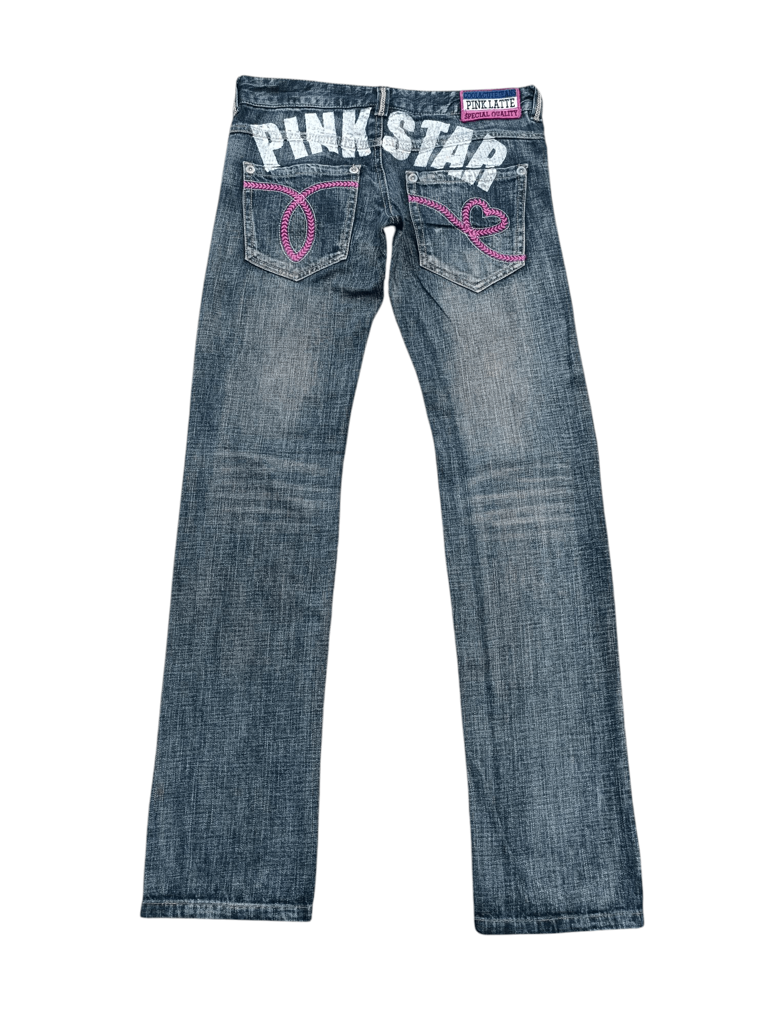 Japanese Brand × Vintage Japanese Skinny Denim Jeans PINK LATTE Patchworks E214 Size US 30 / EU 46 - 5 Thumbnail