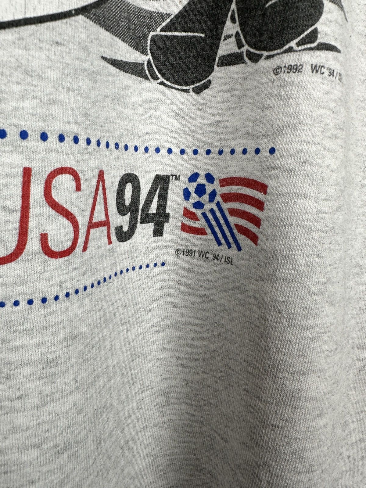 Vintage 90s Vintage Nutmeg World Cup USA United States T Shirt Tee Size US XL / EU 56 / 4 - 8 Thumbnail