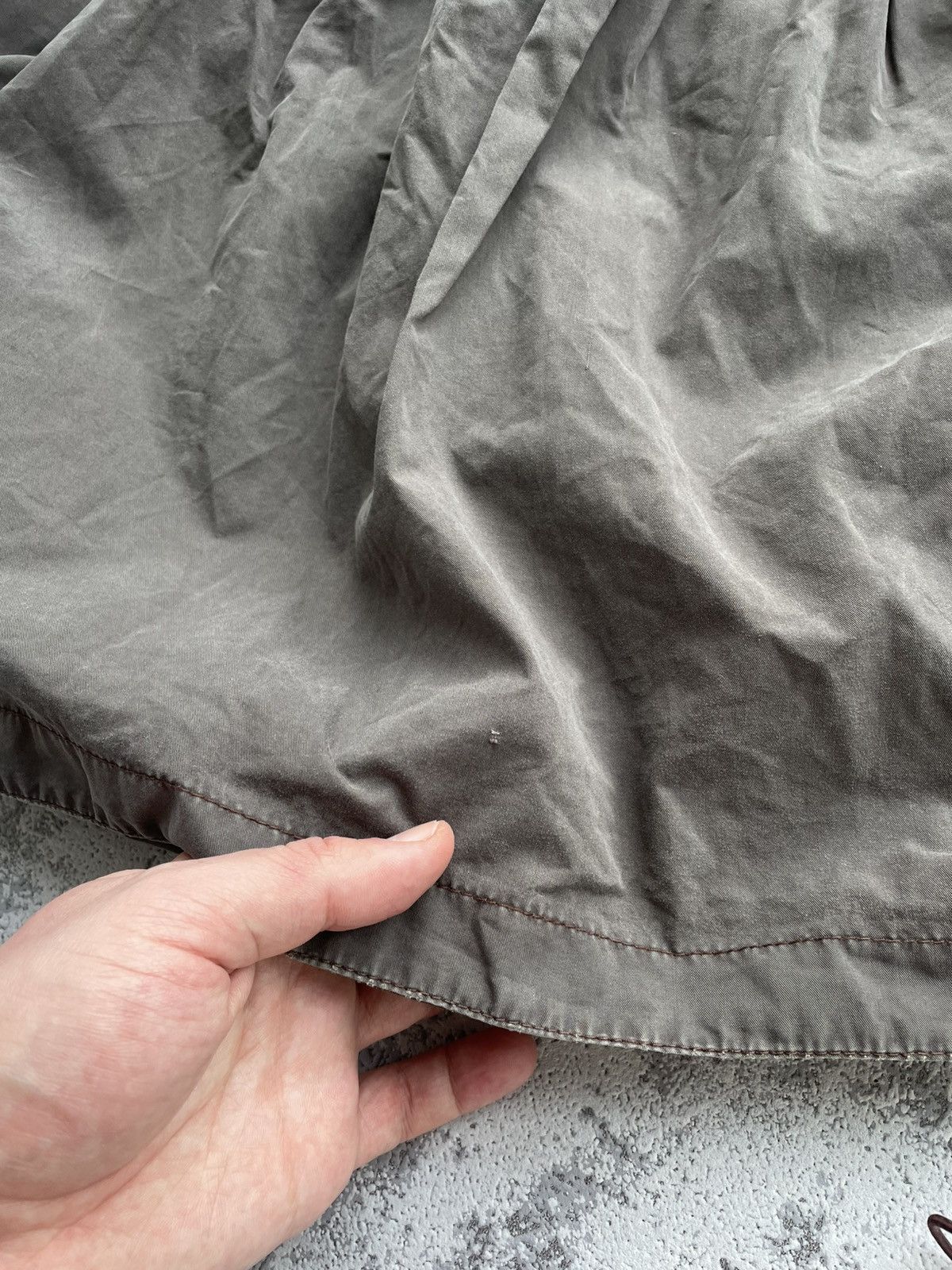 Japanese Brand Maharishi Vintage Cargo Distressed Skirt Size 27" / US 4 / IT 40 - 12 Thumbnail
