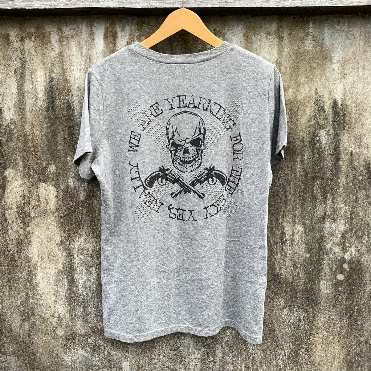 Japanese Brand JAPANESE GOTHIC POEM SKULL WITHOUT MEET TSHIRT PUNK STYLE Size US M / EU 48-50 / 2 - 1 Thumbnail